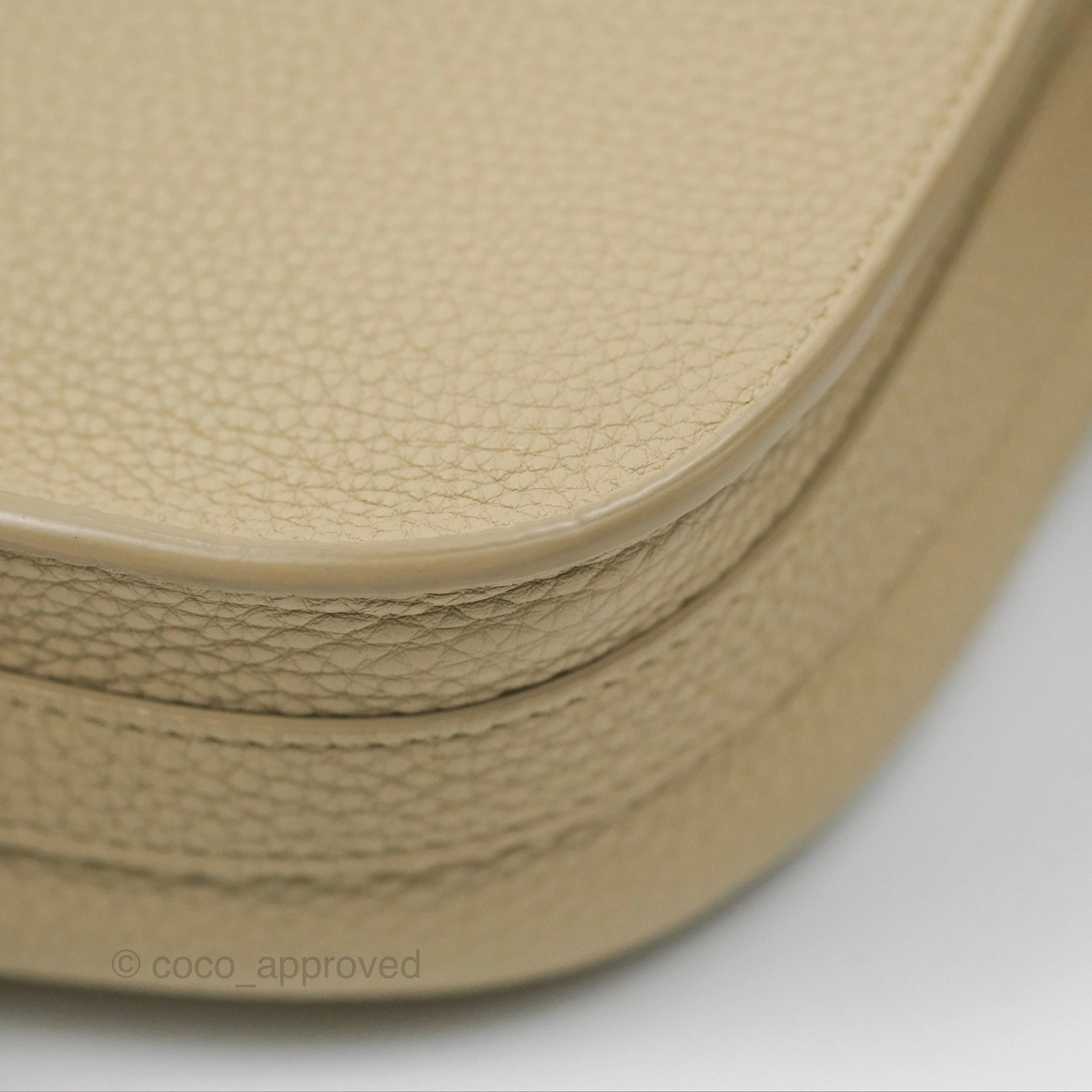 Christian Dior Medium Bobby Flap Beige Grained Calfskin