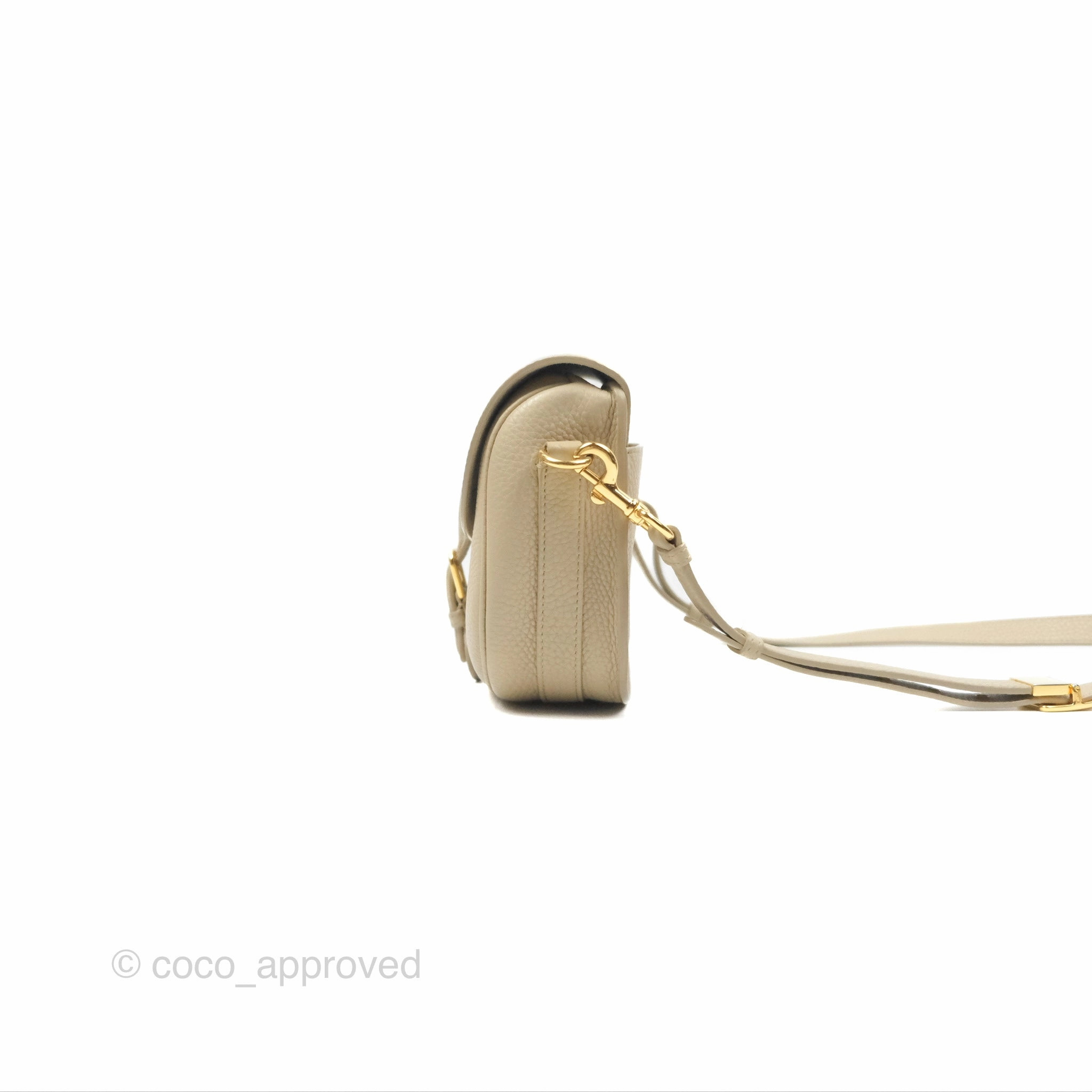 Christian Dior Medium Bobby Flap Beige Grained Calfskin