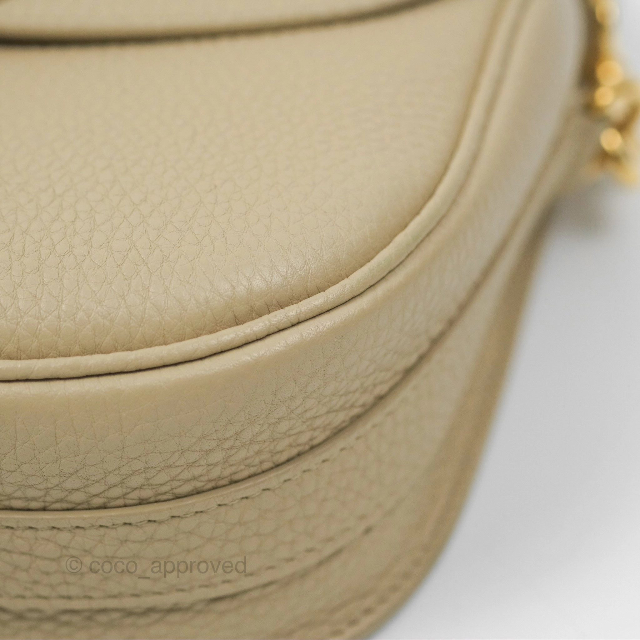Christian Dior Medium Bobby Flap Beige Grained Calfskin