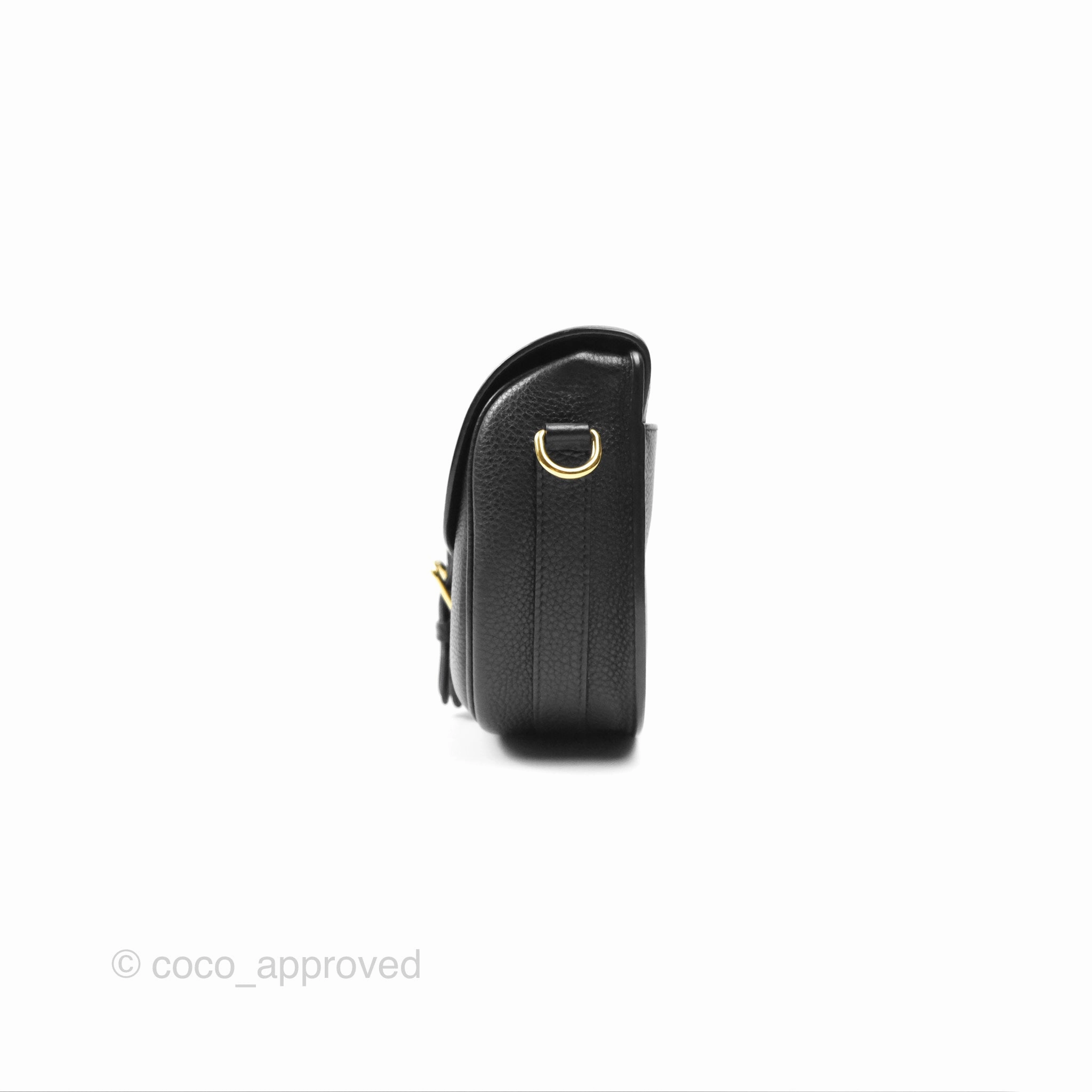 Christian Dior Medium Bobby Flap Black Grained Calfskin