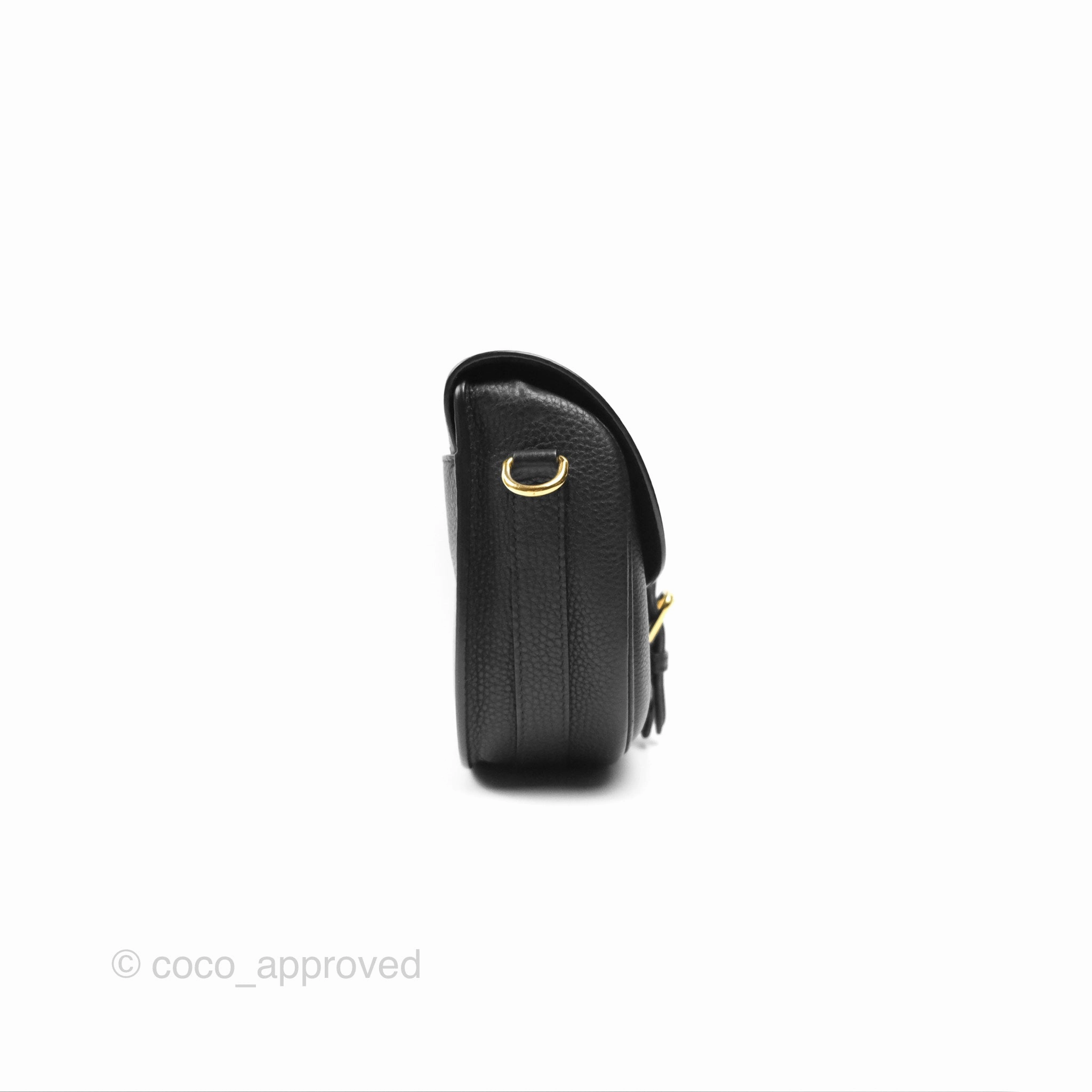 Christian Dior Medium Bobby Flap Black Grained Calfskin