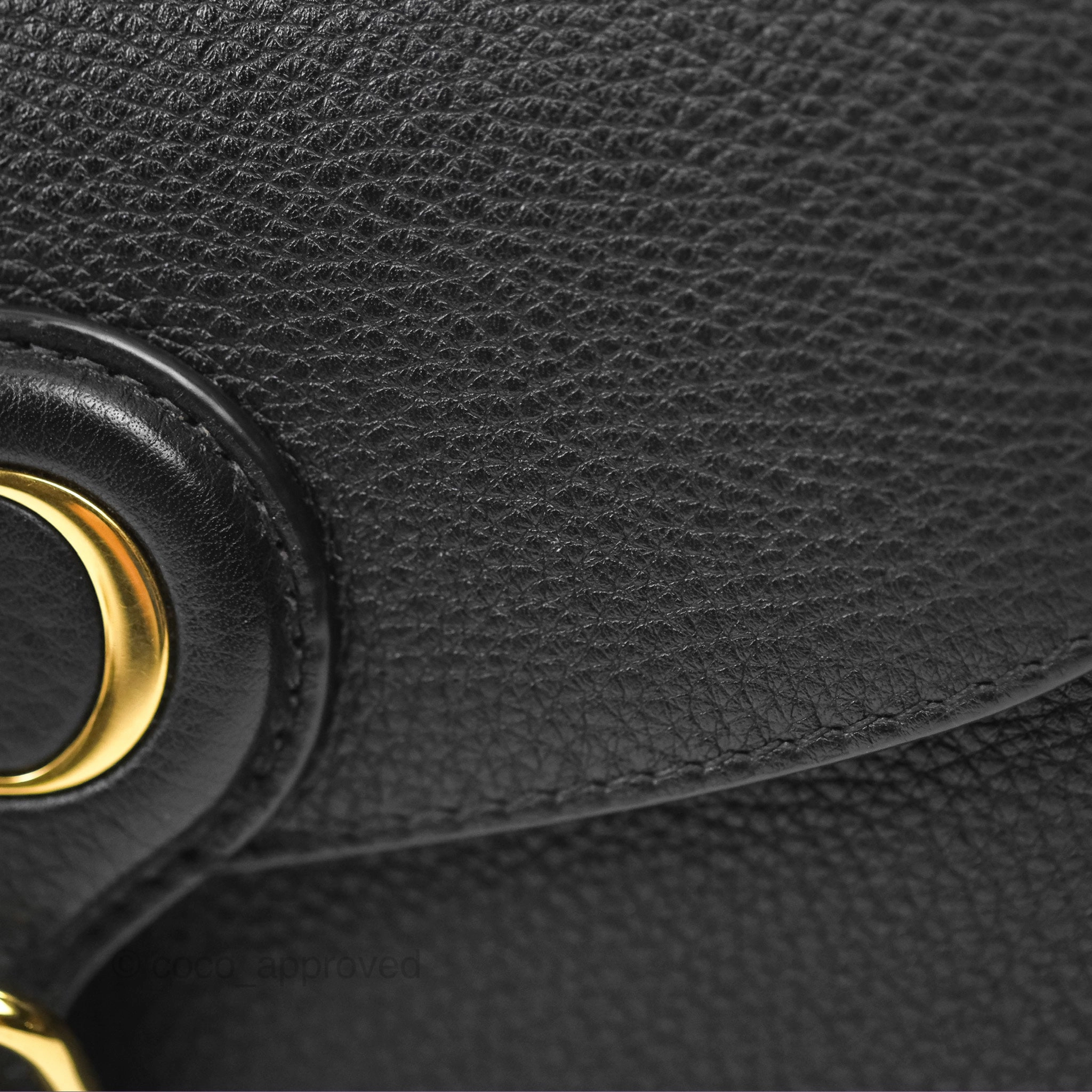 Christian Dior Medium Bobby Flap Black Grained Calfskin