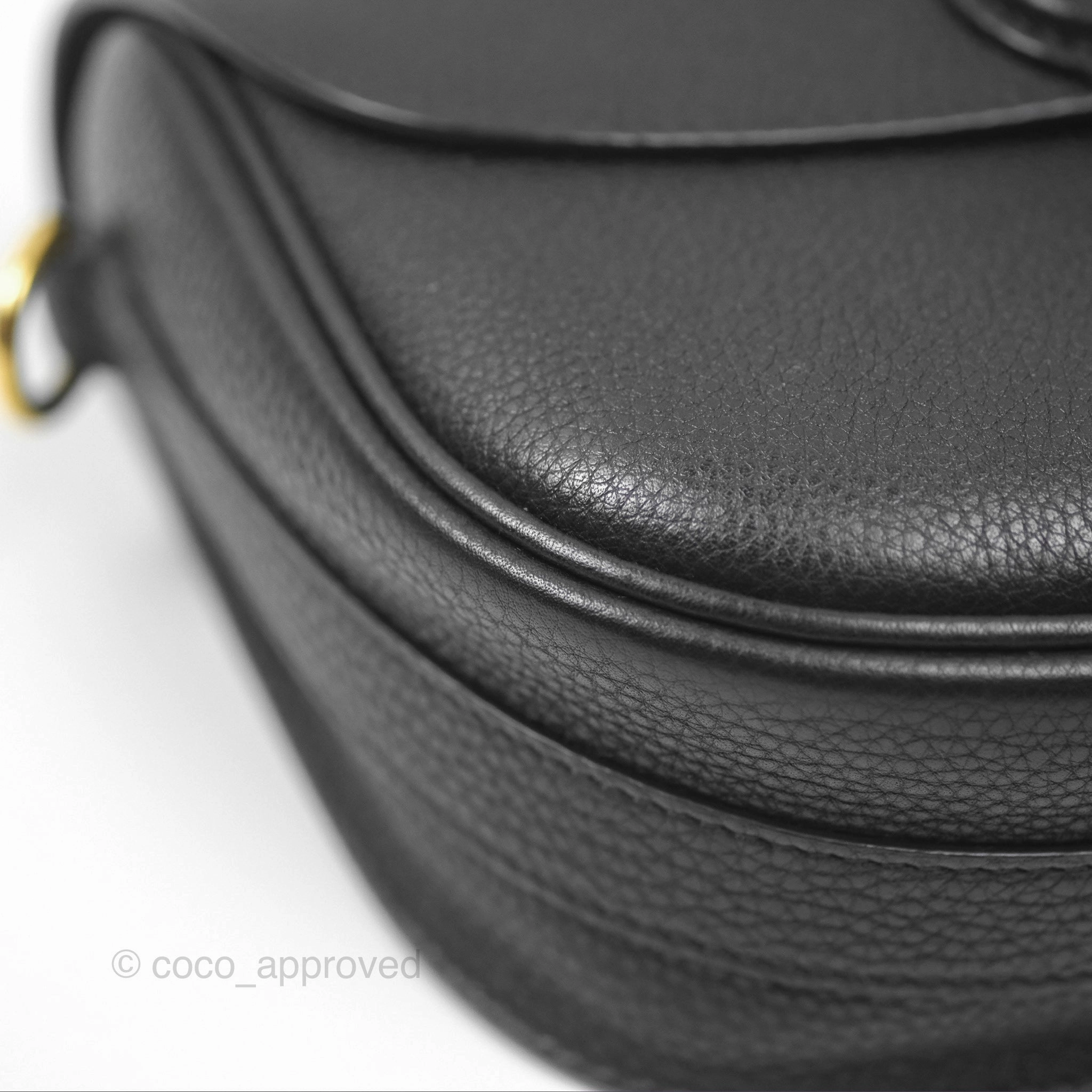 Christian Dior Medium Bobby Flap Black Grained Calfskin