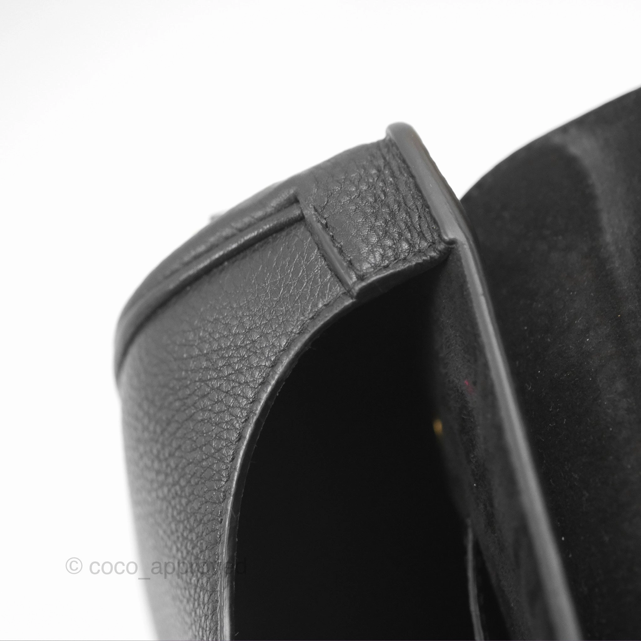 Christian Dior Medium Bobby Flap Black Grained Calfskin