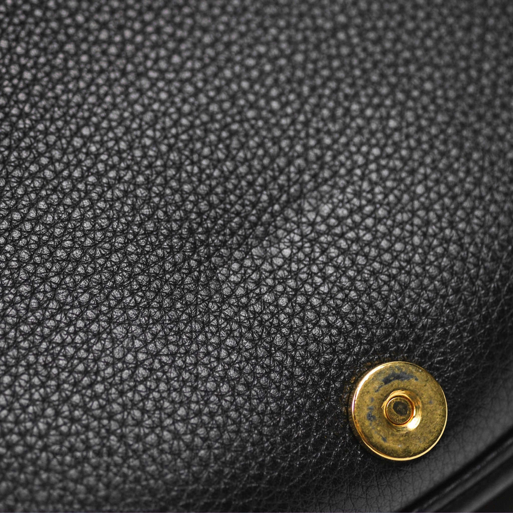 Christian Dior Medium Bobby Flap Black Grained Calfskin