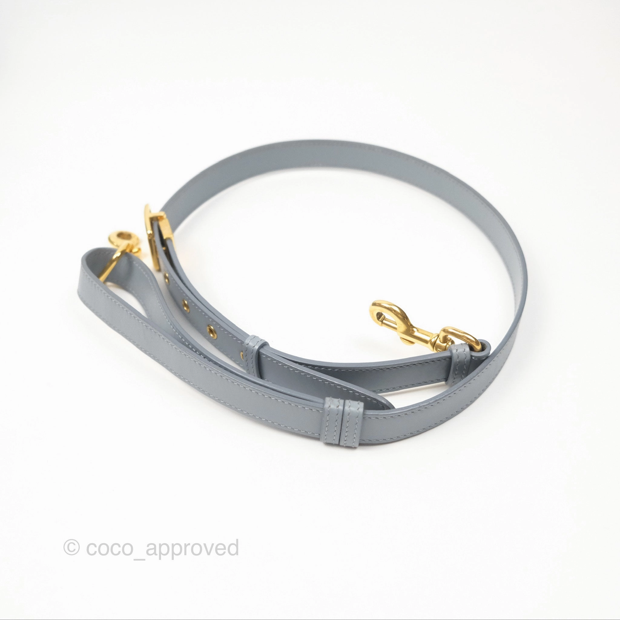 Christian Dior Medium Bobby Flap Grey Box Calfskin