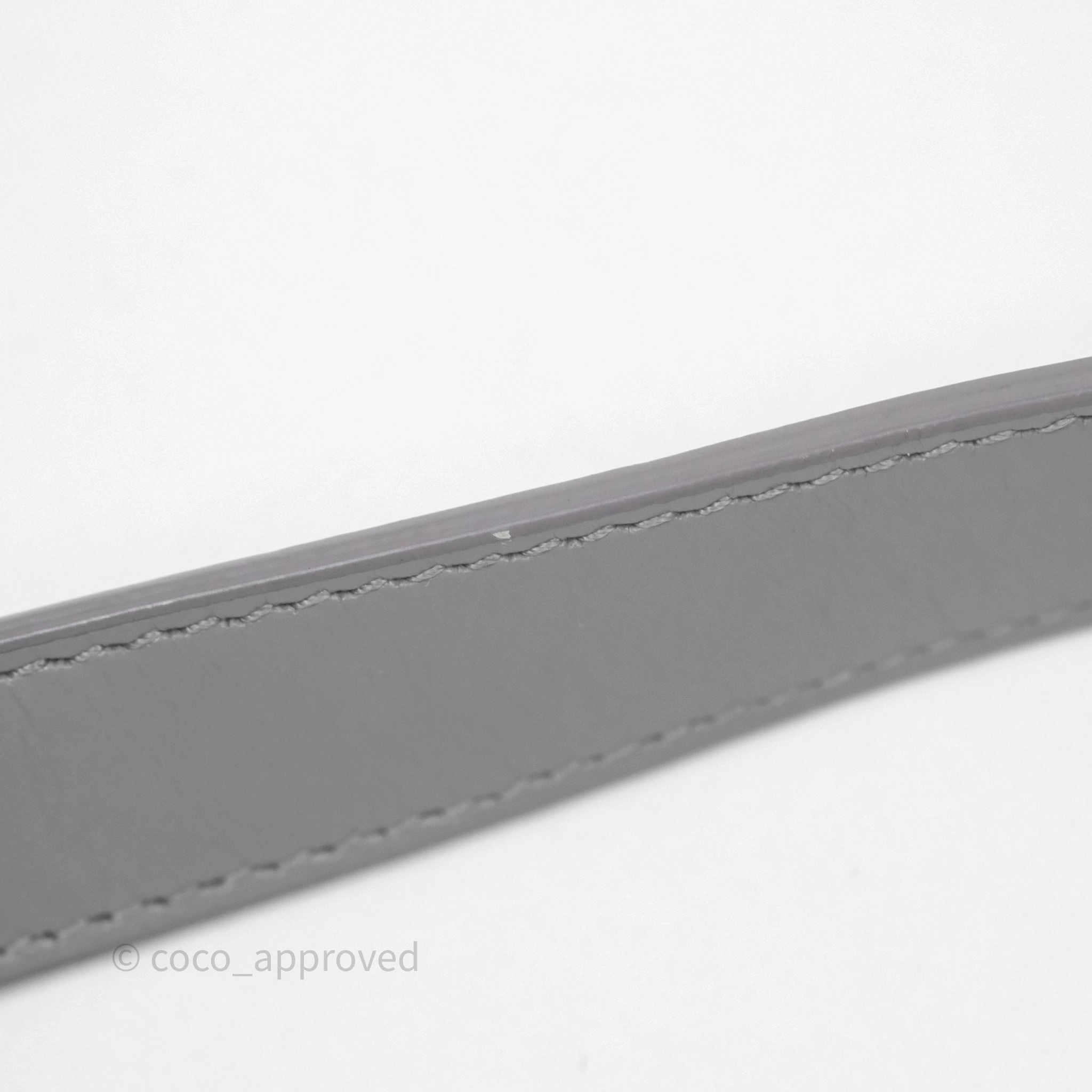 Christian Dior Medium Bobby Flap Grey Box Calfskin