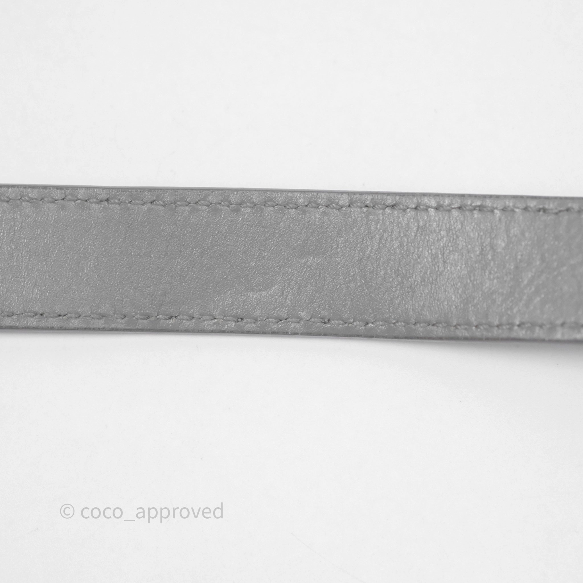 Christian Dior Medium Bobby Flap Grey Box Calfskin
