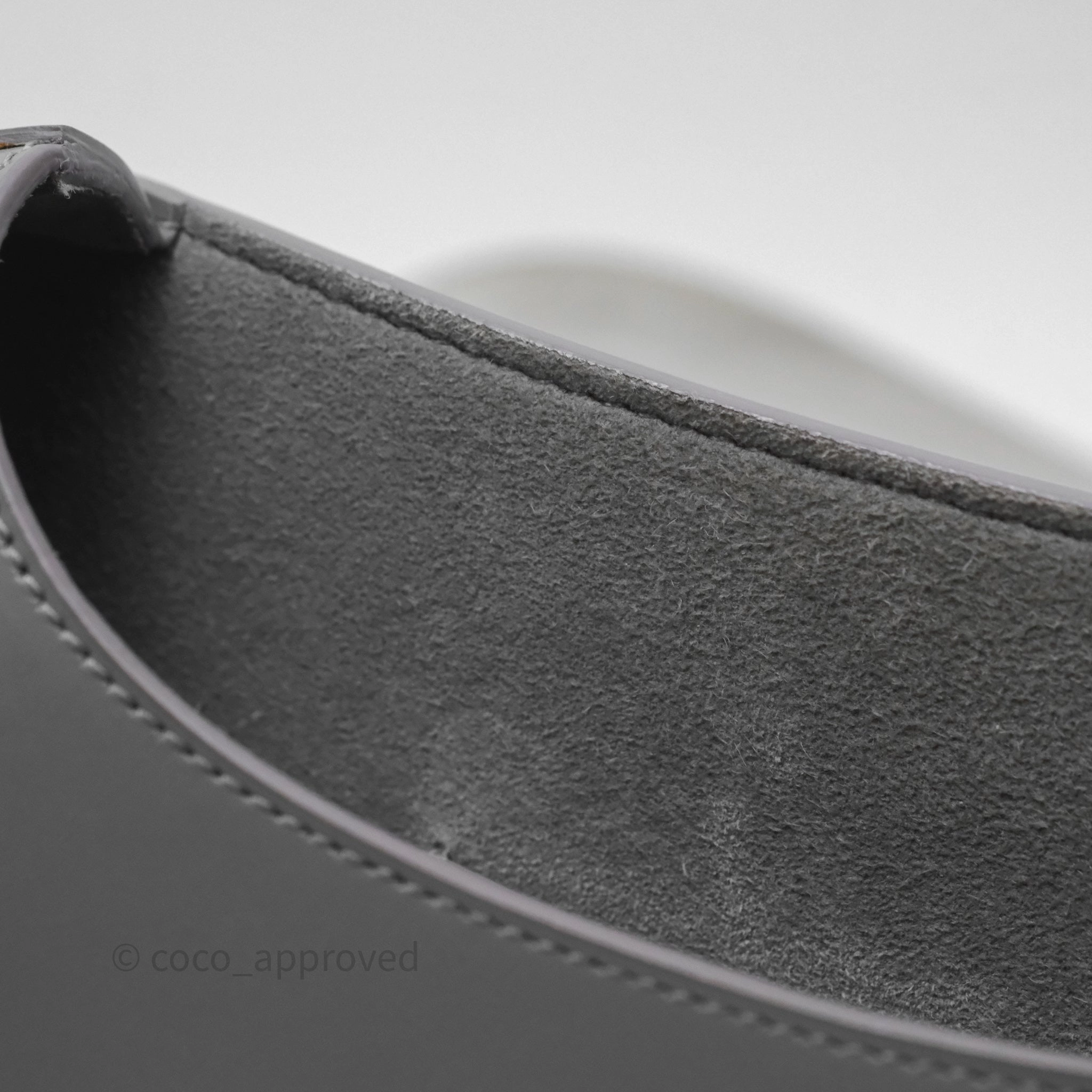 Christian Dior Medium Bobby Flap Grey Box Calfskin