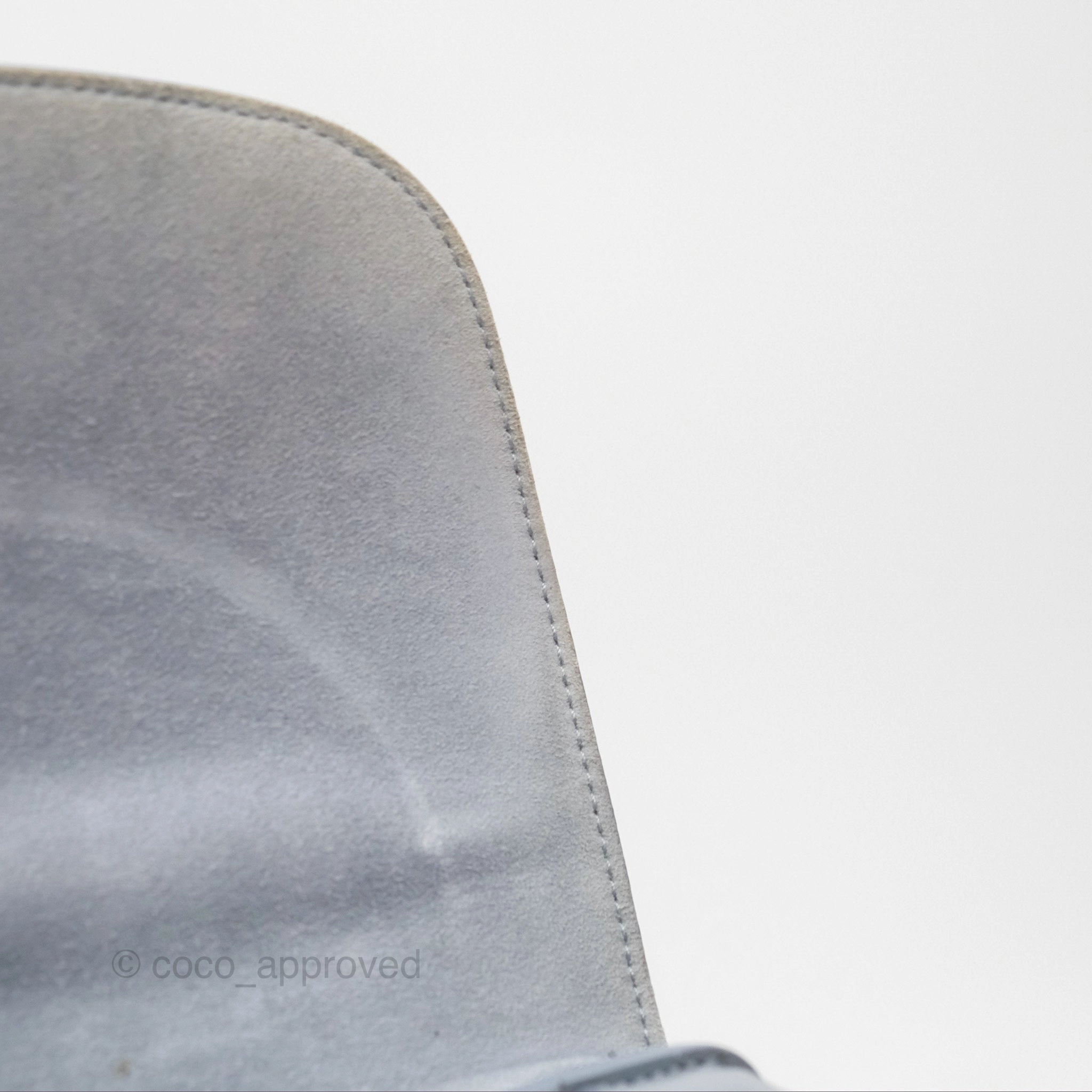 Christian Dior Medium Bobby Flap Grey Box Calfskin