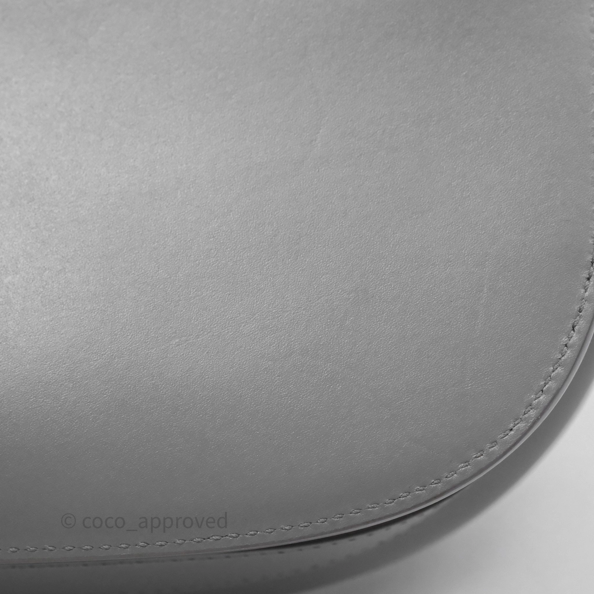 Christian Dior Medium Bobby Flap Grey Box Calfskin
