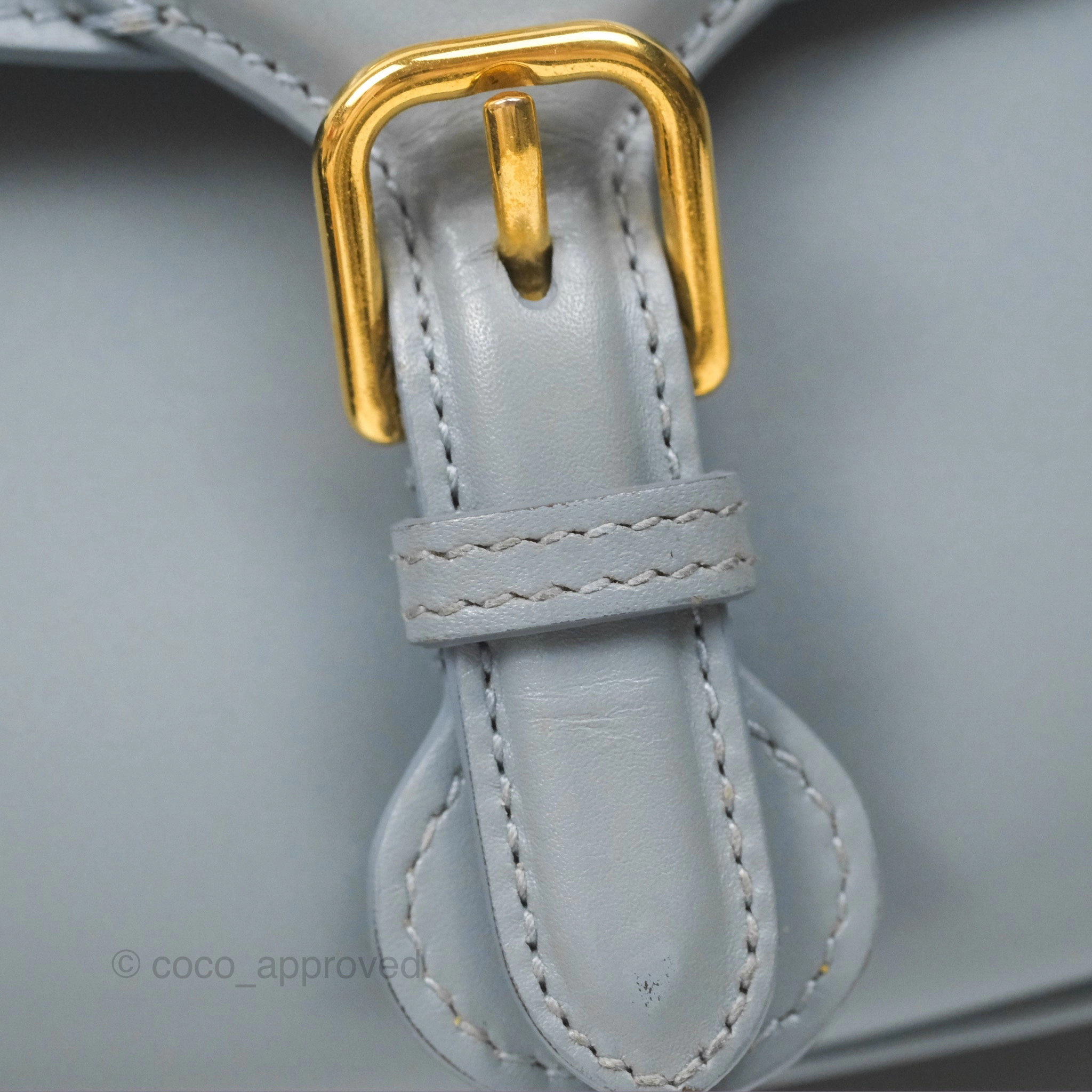 Christian Dior Medium Bobby Flap Grey Box Calfskin