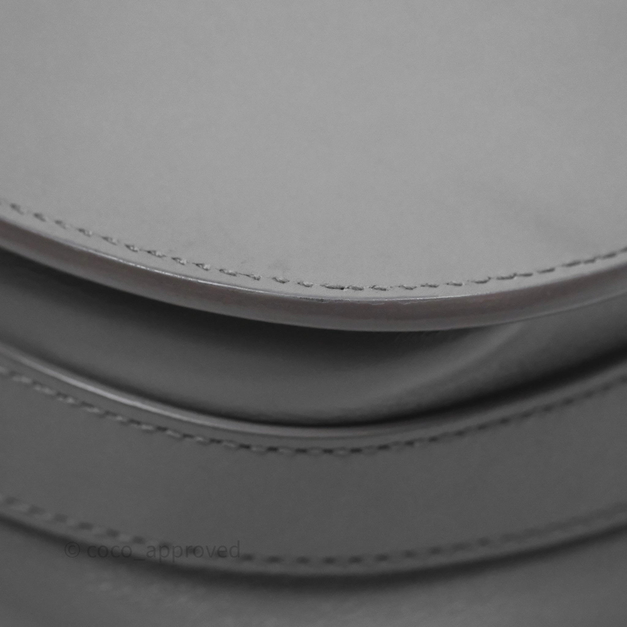 Christian Dior Medium Bobby Flap Grey Box Calfskin