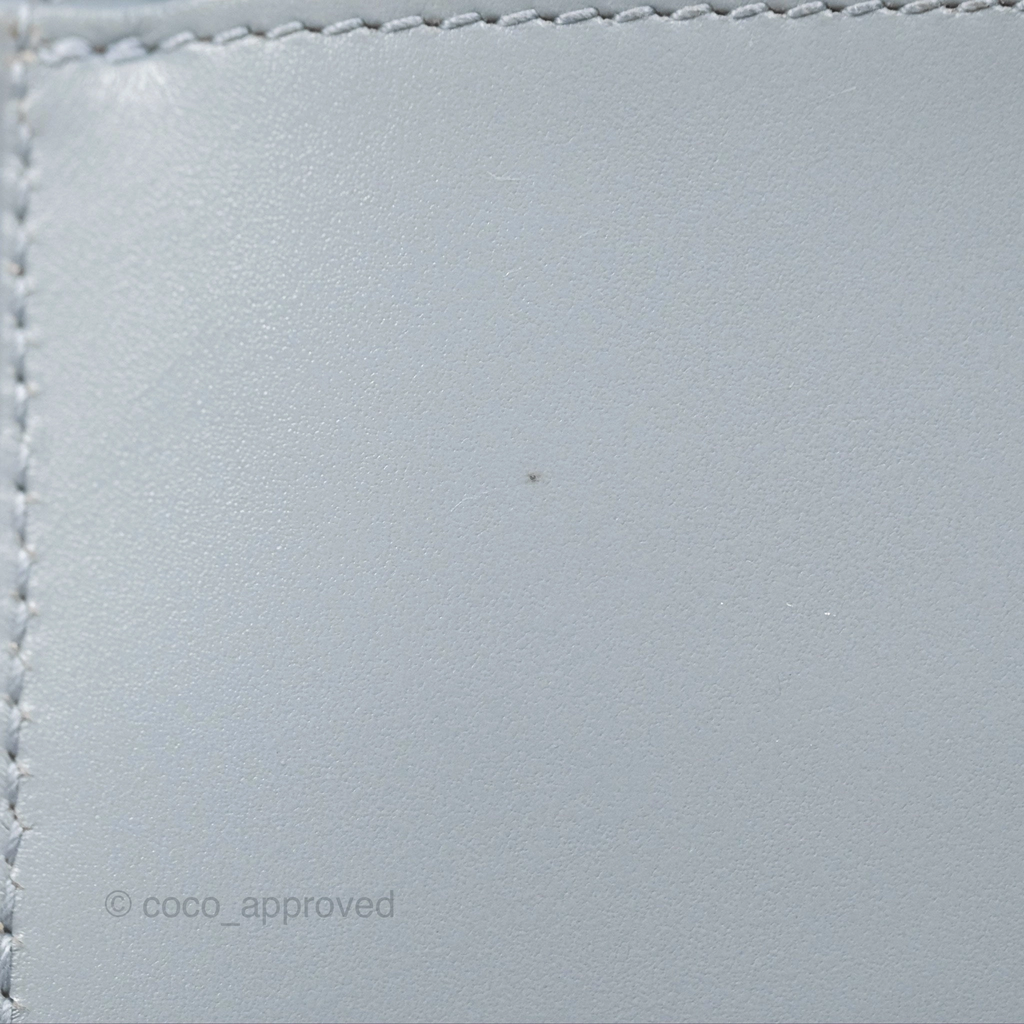 Christian Dior Medium Bobby Flap Grey Box Calfskin