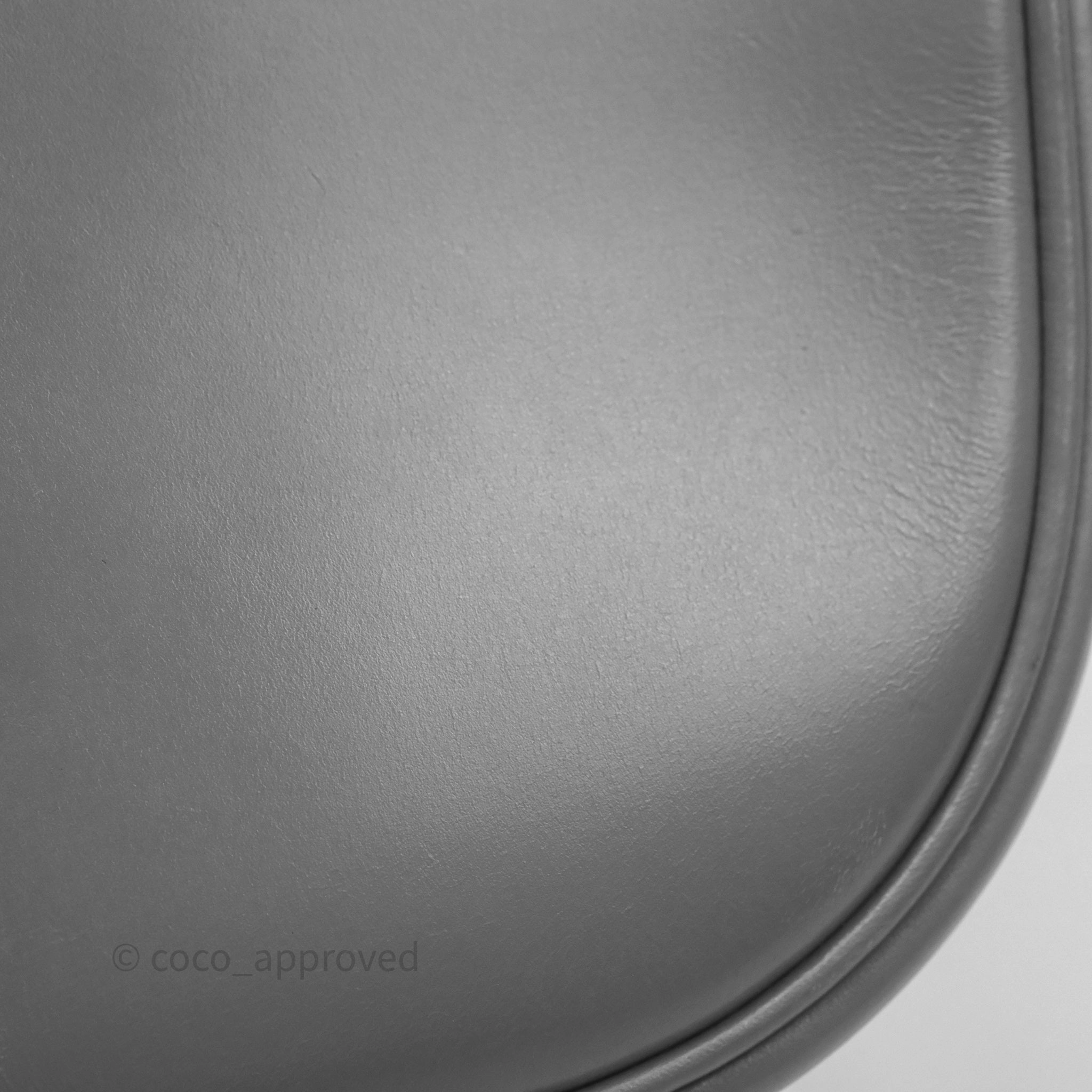Christian Dior Medium Bobby Flap Grey Box Calfskin