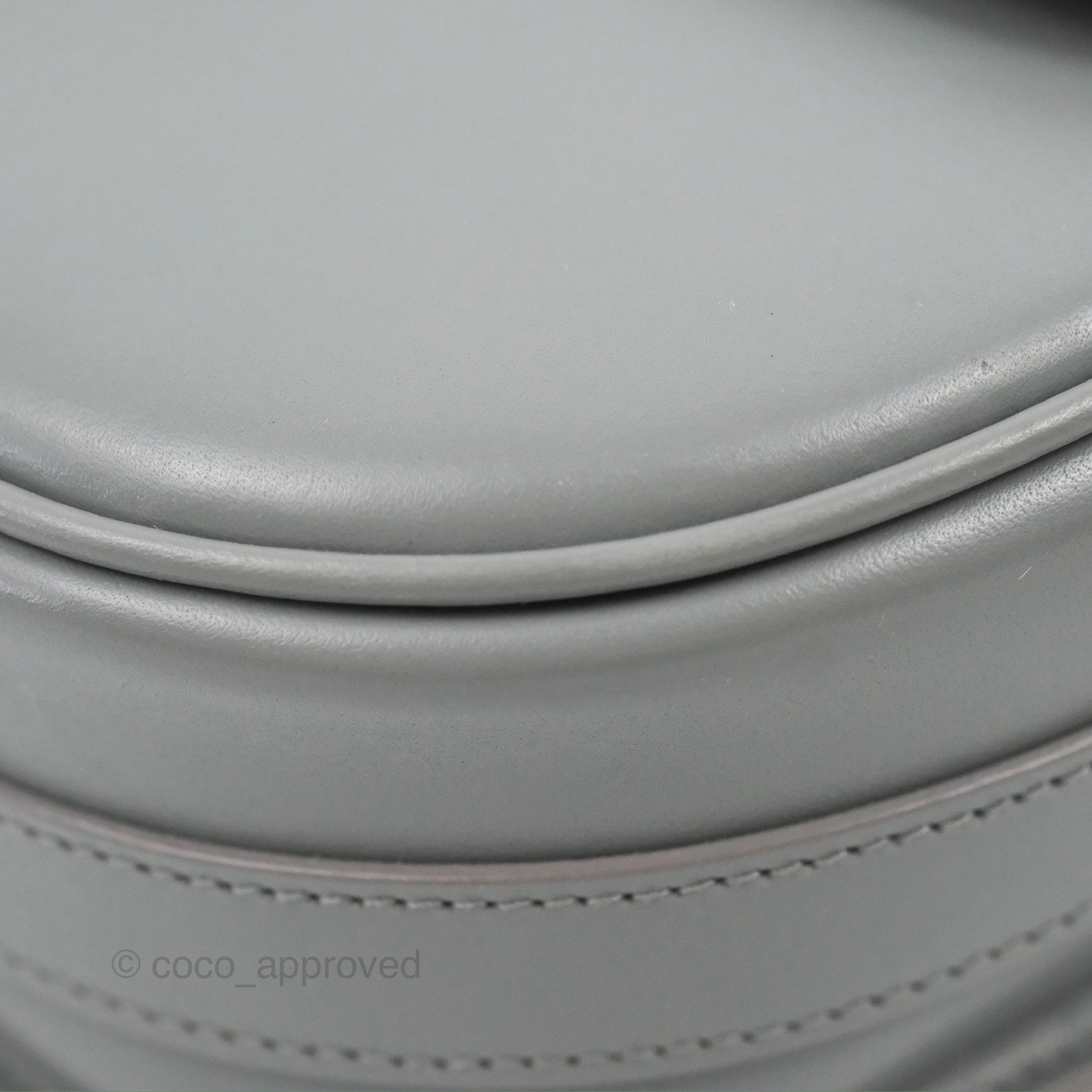 Christian Dior Medium Bobby Flap Stone Grey Box Calfskin