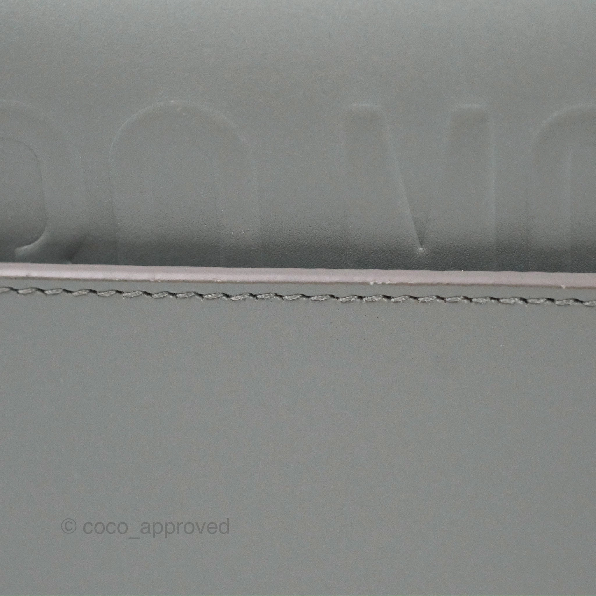 Christian Dior Medium Bobby Flap Stone Grey Box Calfskin