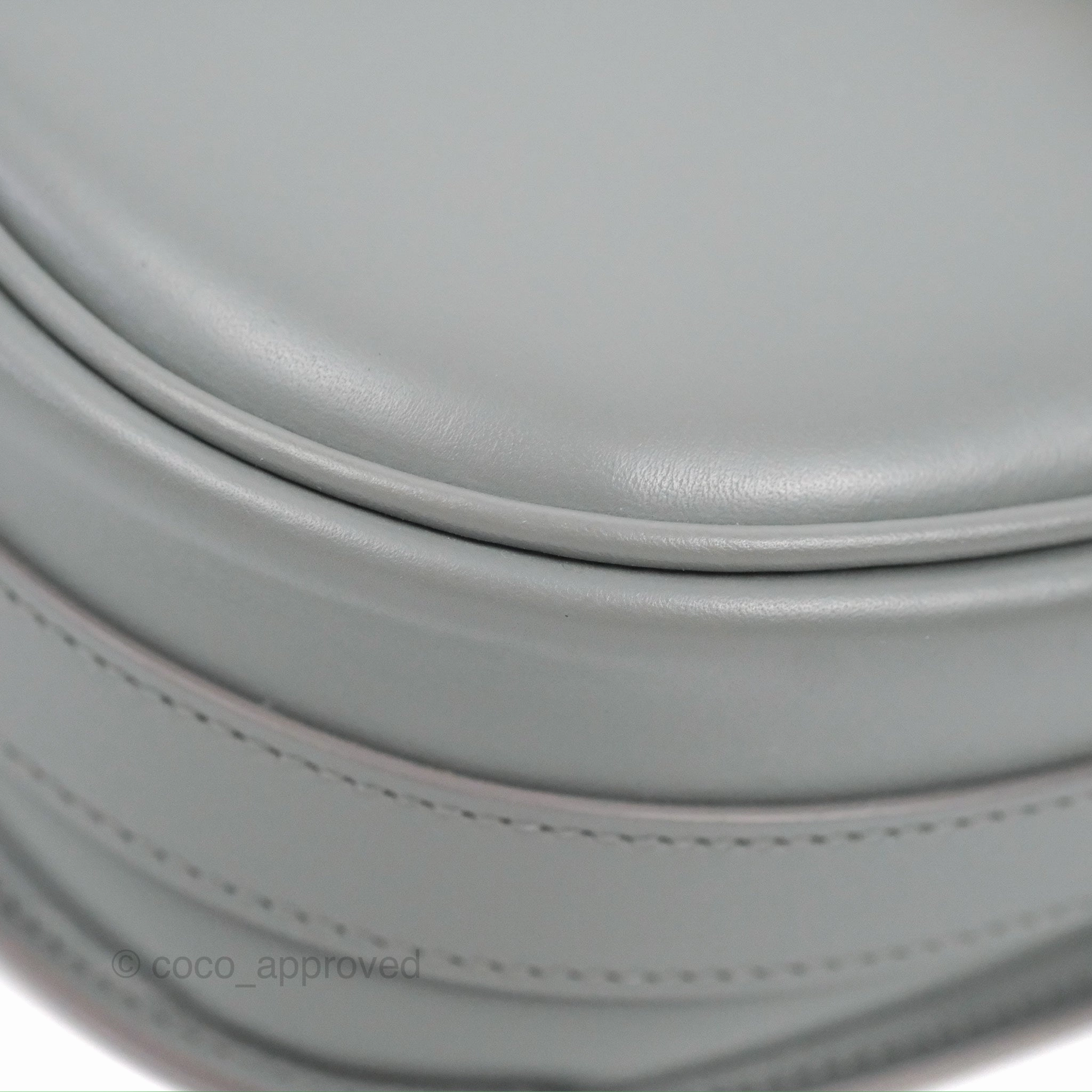 Christian Dior Medium Bobby Flap Stone Grey Box Calfskin
