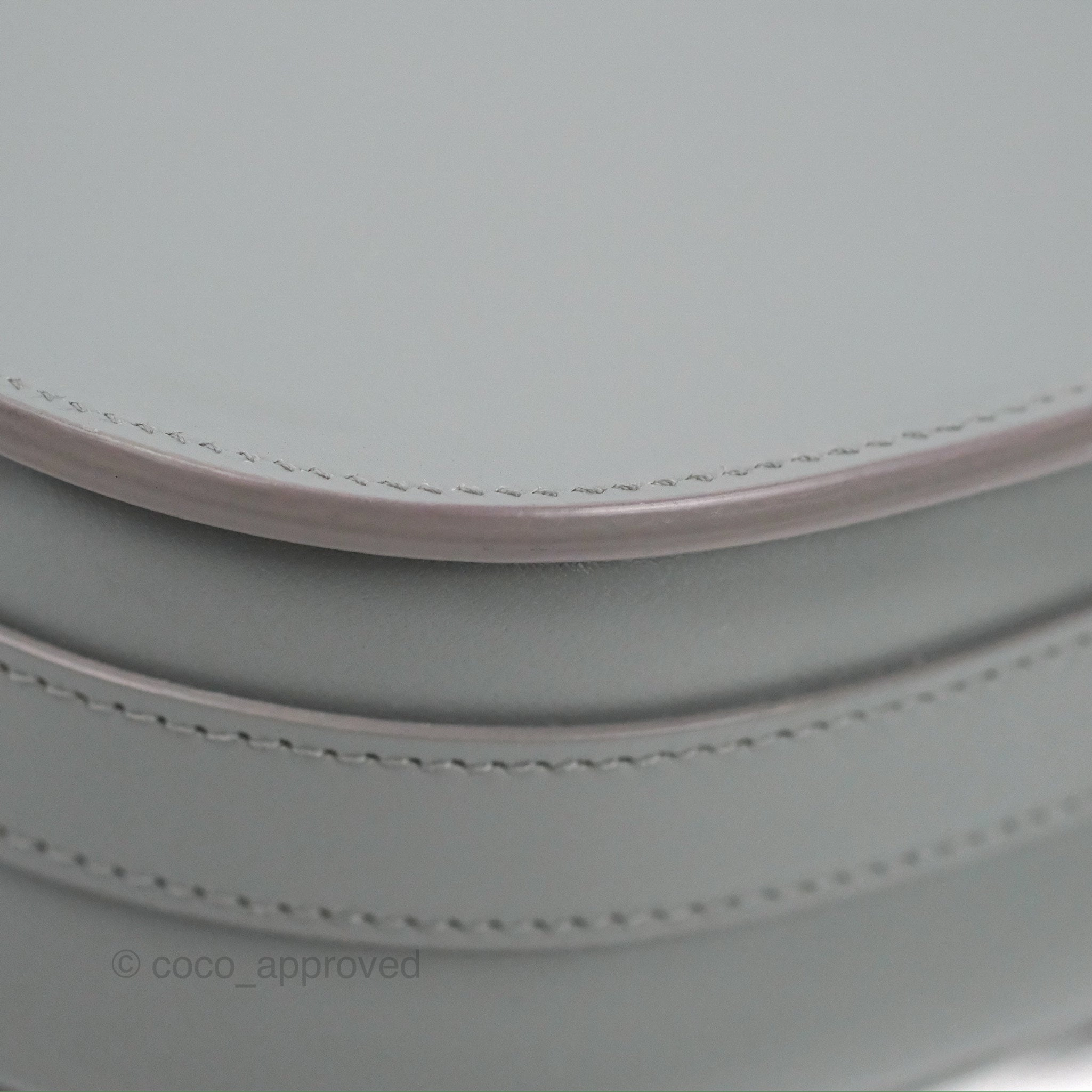 Christian Dior Medium Bobby Flap Stone Grey Box Calfskin