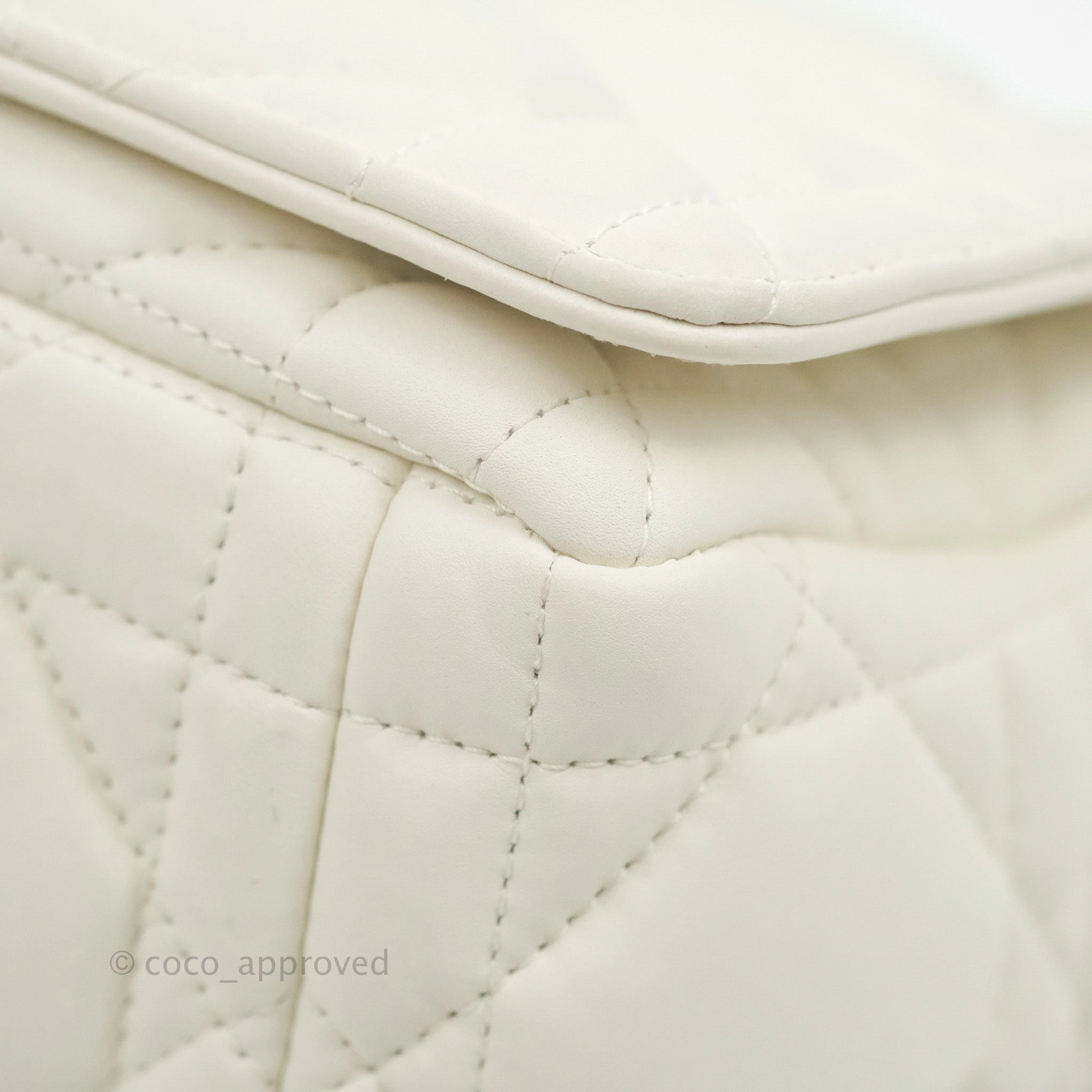 Christian Dior Medium Caro Bag Latte Matte Padded Macrocannage Calfskin