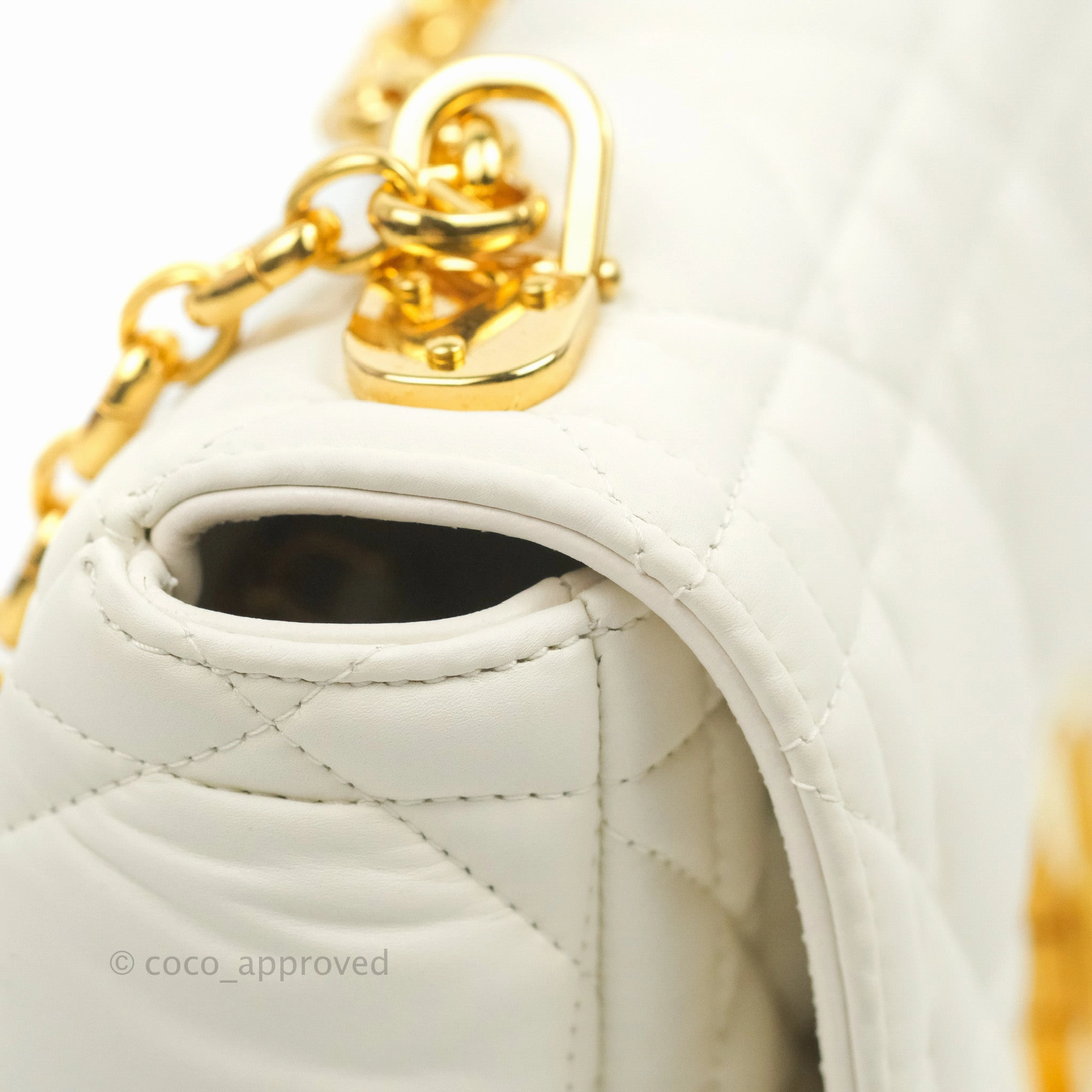 Christian Dior Medium Caro Bag Latte Matte Padded Macrocannage Calfskin