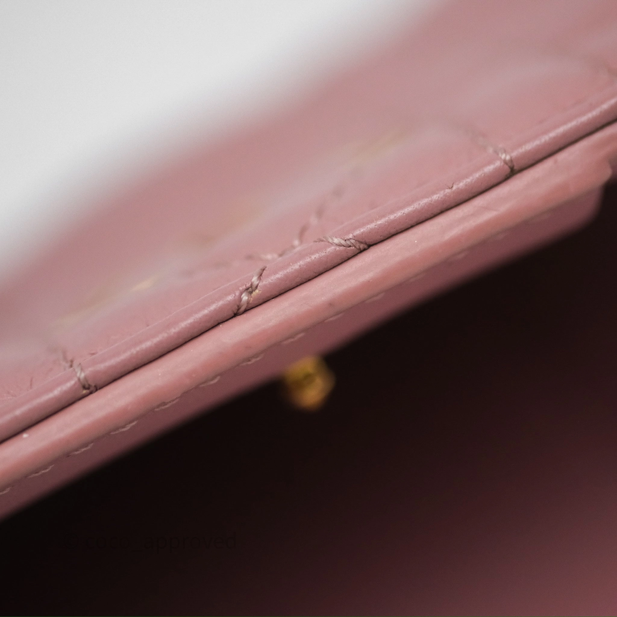 Christian Dior Medium Caro Scarlet Zipped Wallet Pink Cannage Calfskin