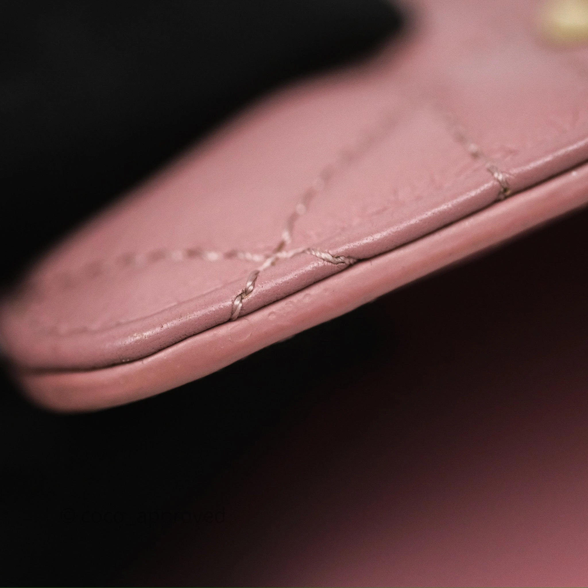 Christian Dior Medium Caro Scarlet Zipped Wallet Pink Cannage Calfskin