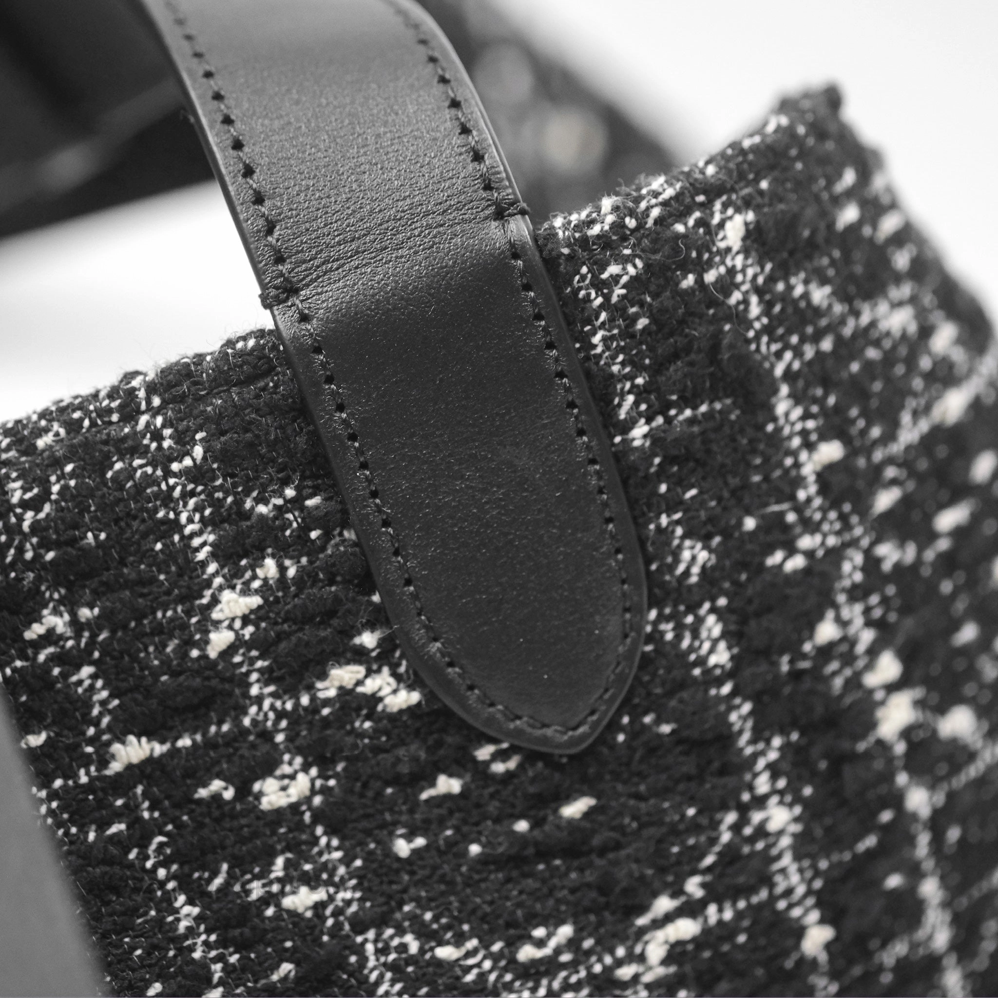 Christian Dior Medium Dior Toujours Bag Black Cannage Tweed