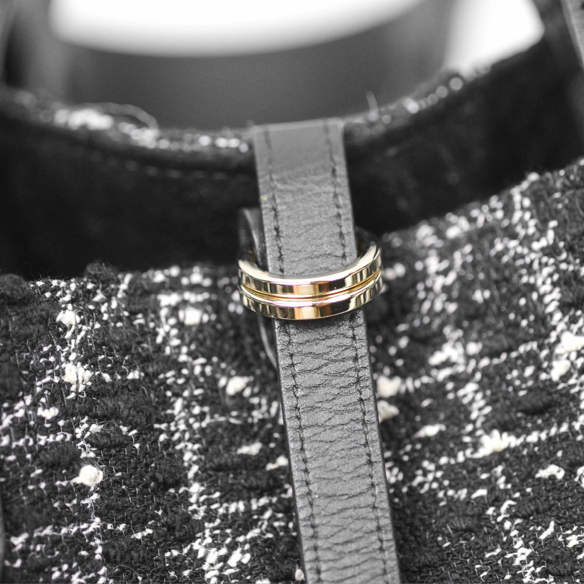 Christian Dior Medium Dior Toujours Bag Black Cannage Tweed