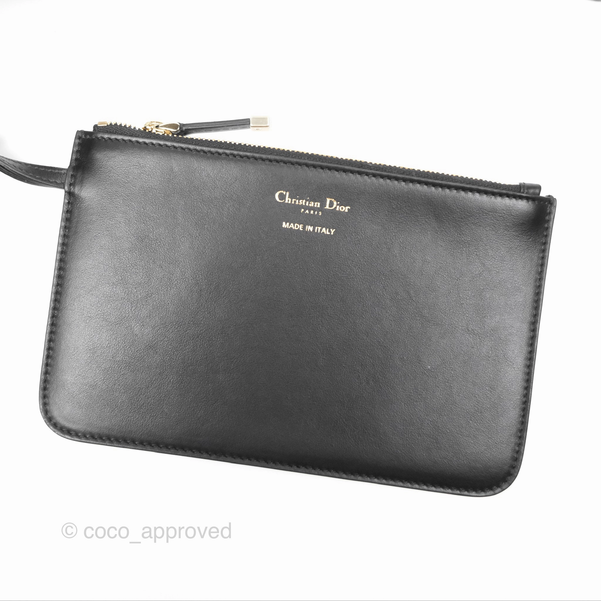 Christian Dior Medium Dior Toujours Bag Black Cannage Tweed
