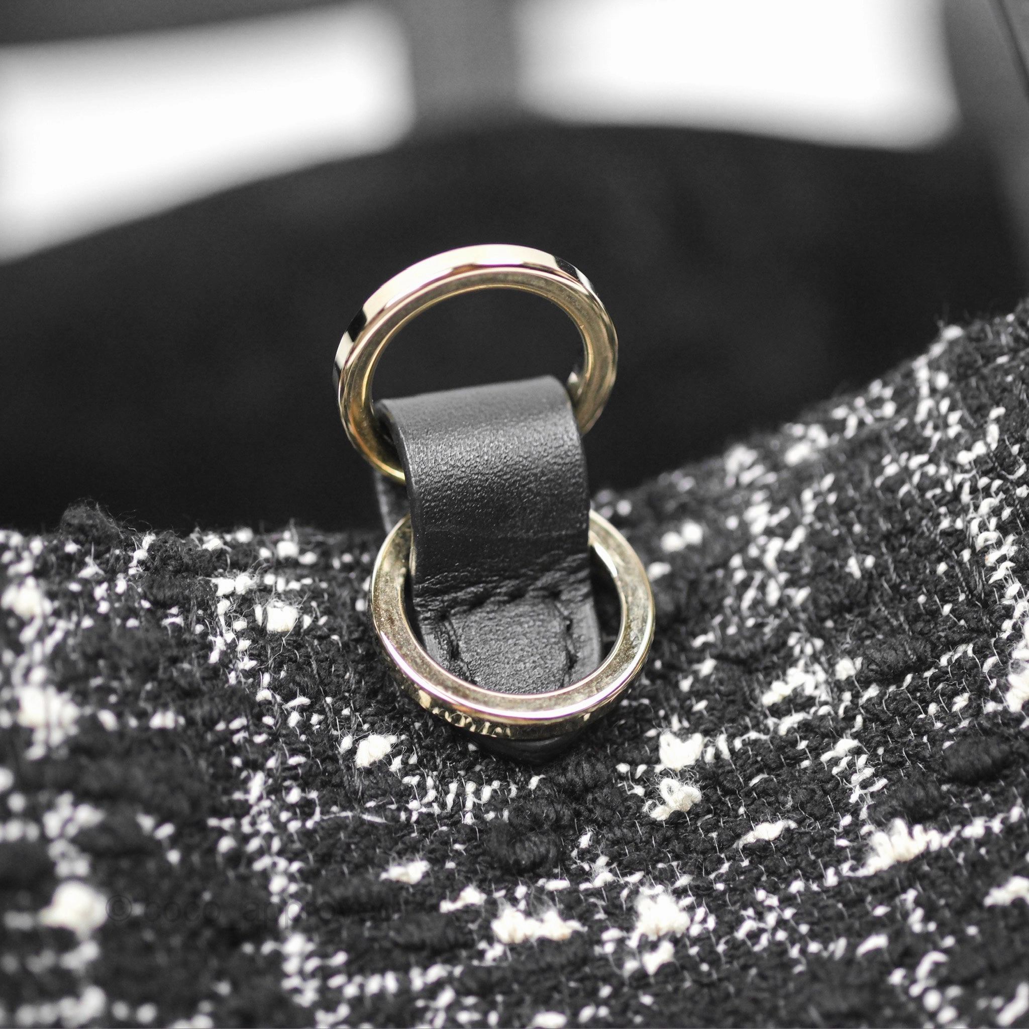 Christian Dior Medium Dior Toujours Bag Black Cannage Tweed