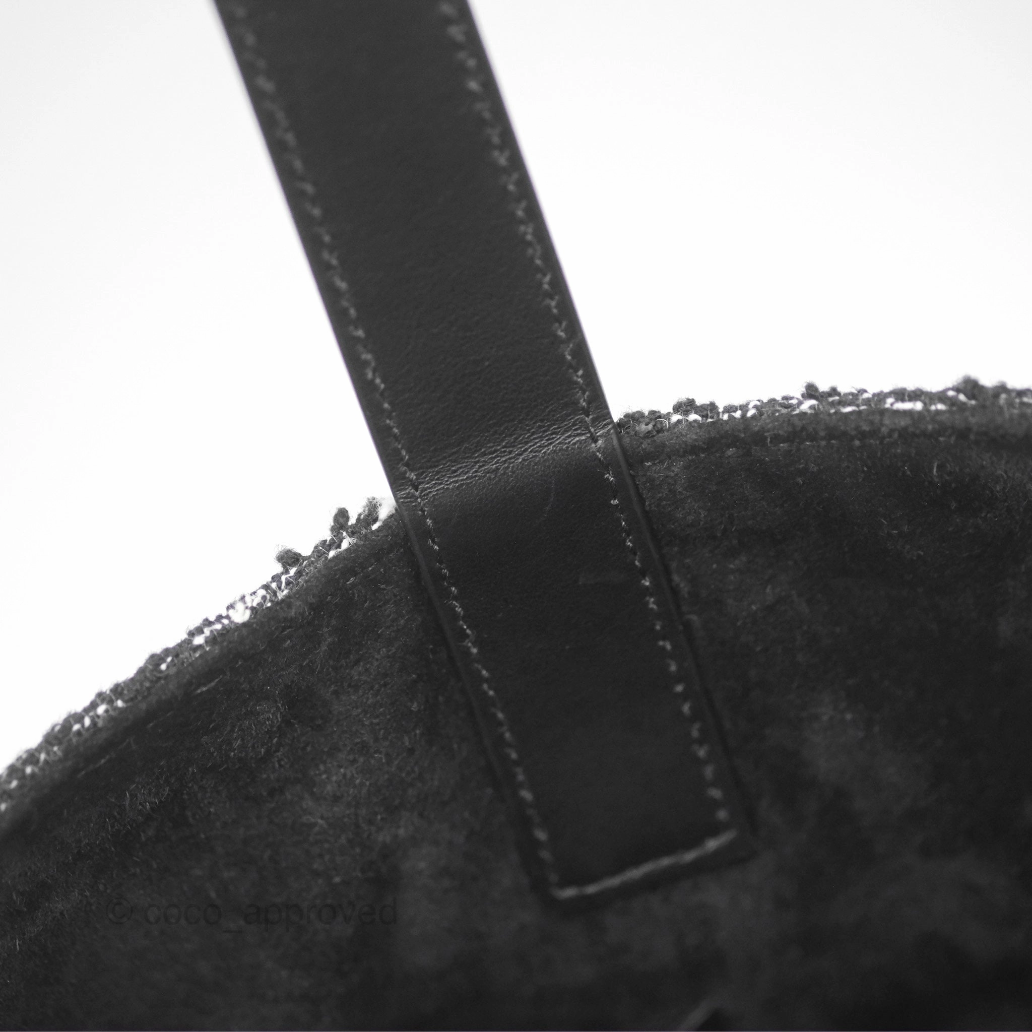 Christian Dior Medium Dior Toujours Bag Black Cannage Tweed