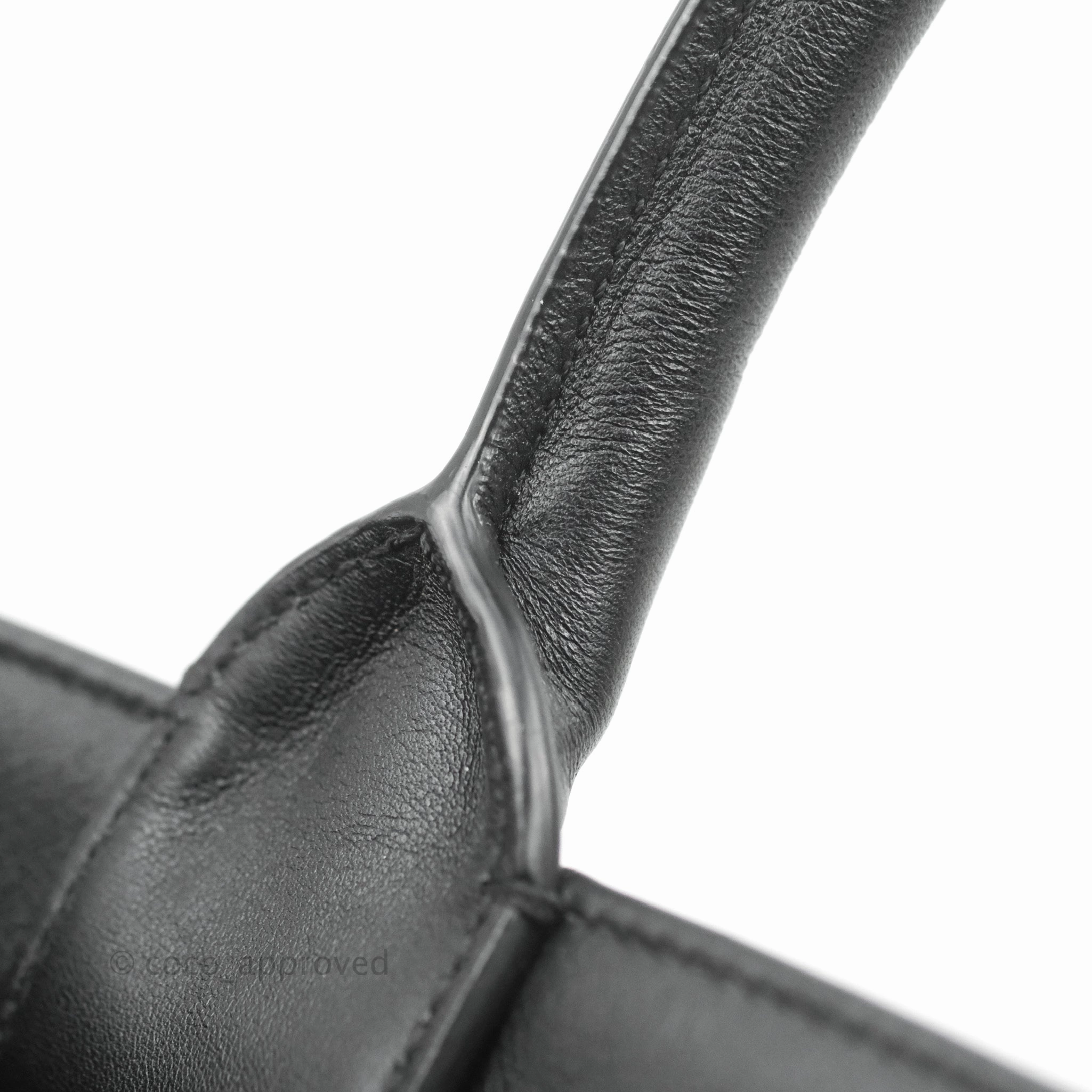 Christian Dior Medium Embossed Book Tote Black Calfskin