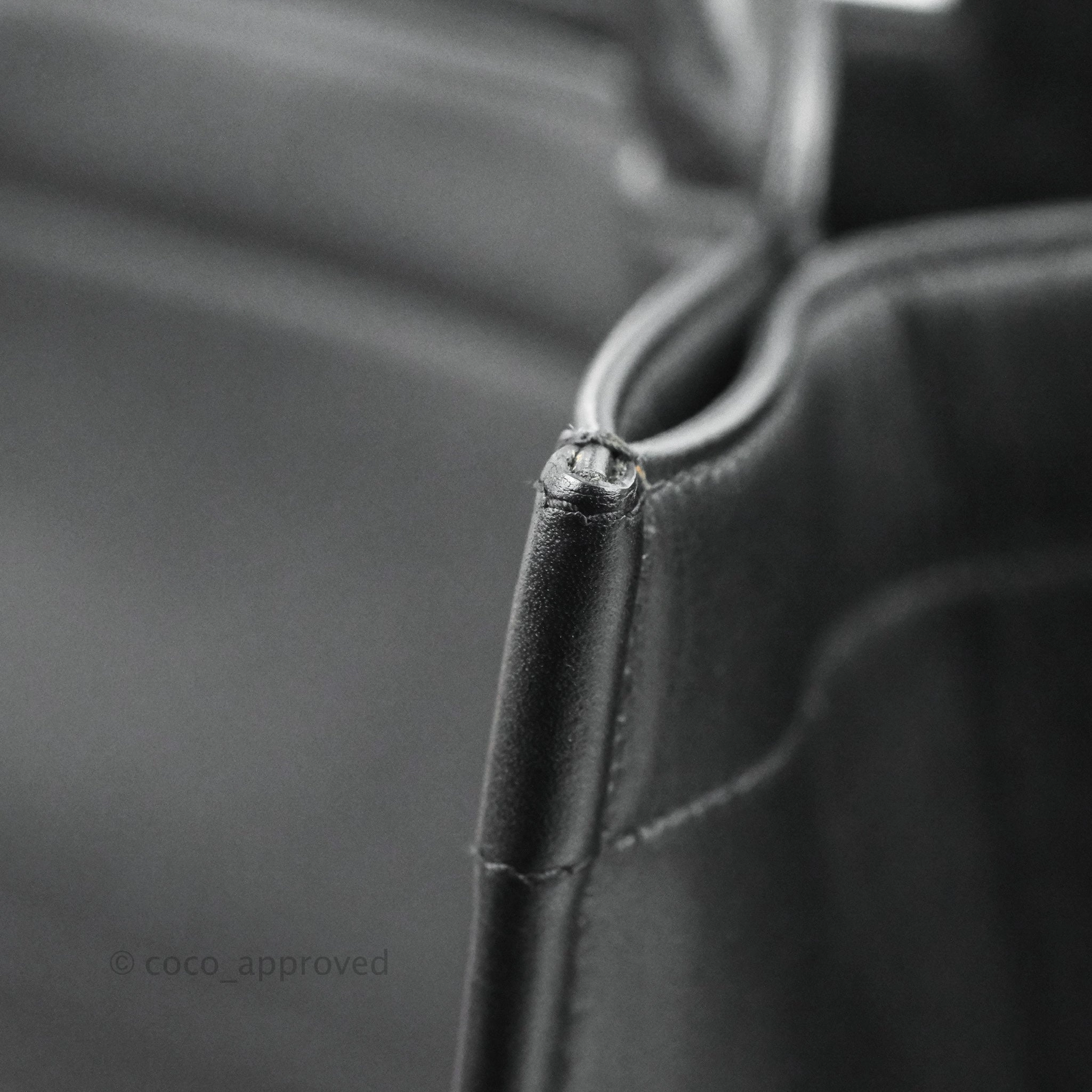 Christian Dior Medium Embossed Book Tote Black Calfskin