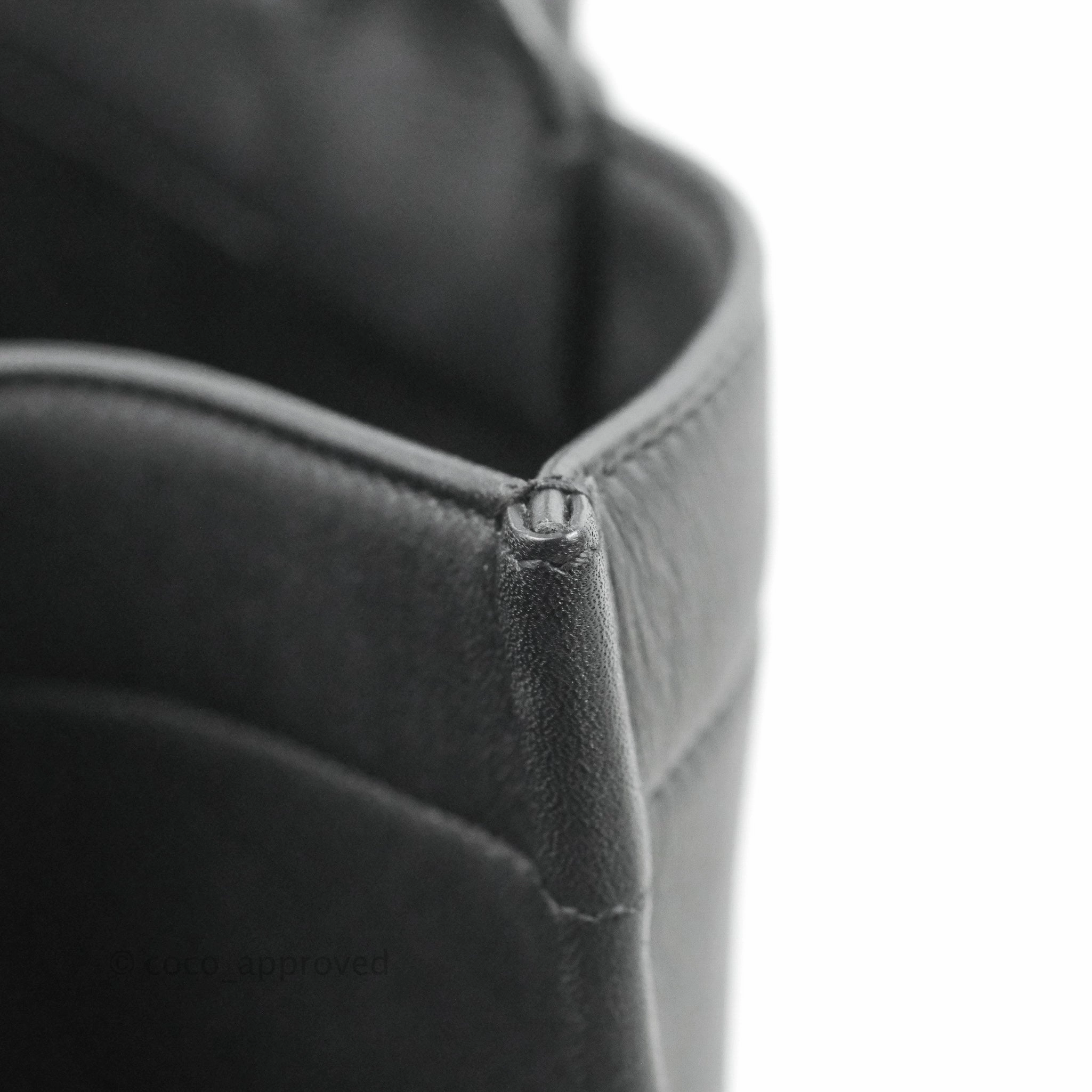 Christian Dior Medium Embossed Book Tote Black Calfskin
