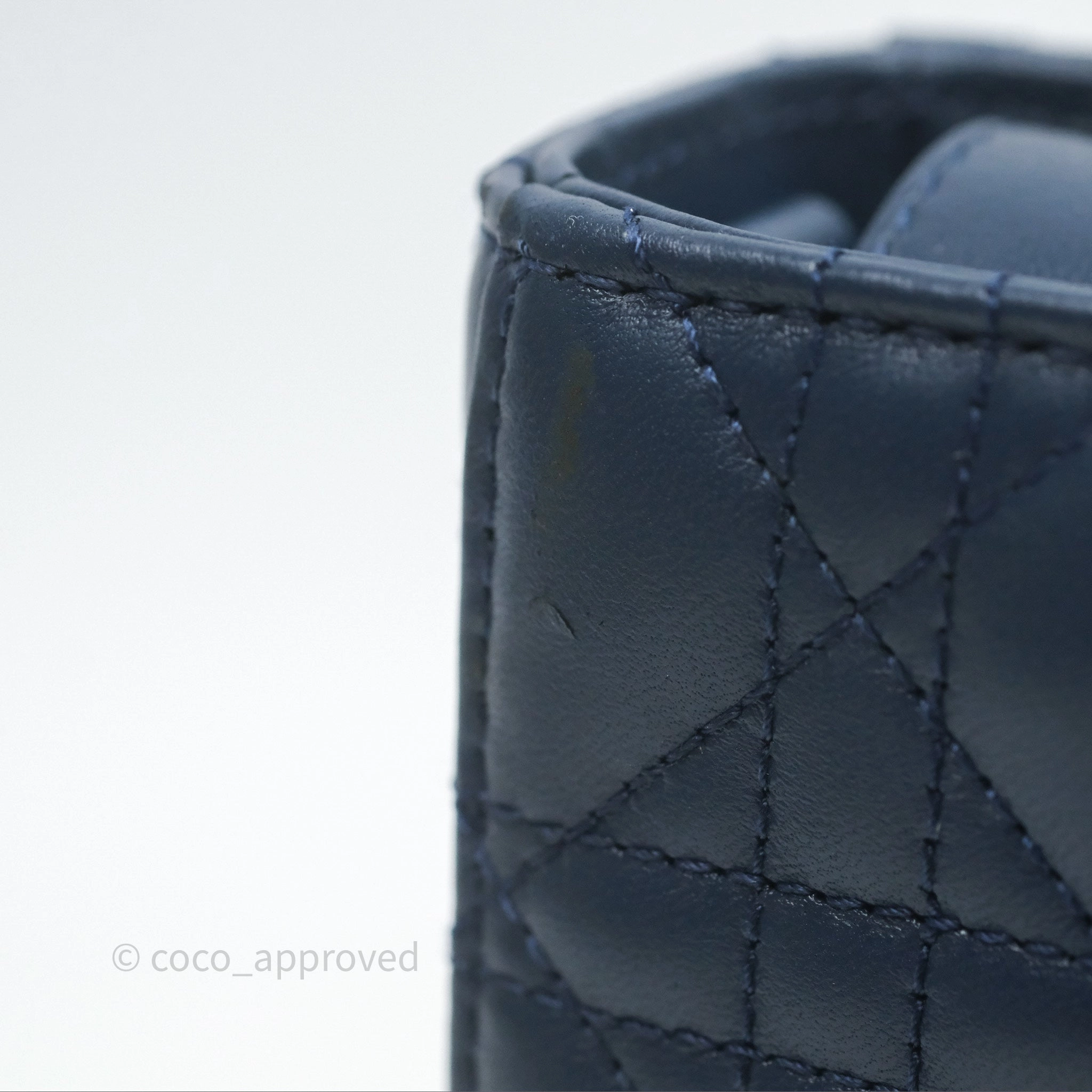 Christian Dior Medium Lady D-Joy Bag Deep Ocean Blue Cannage Lambskin