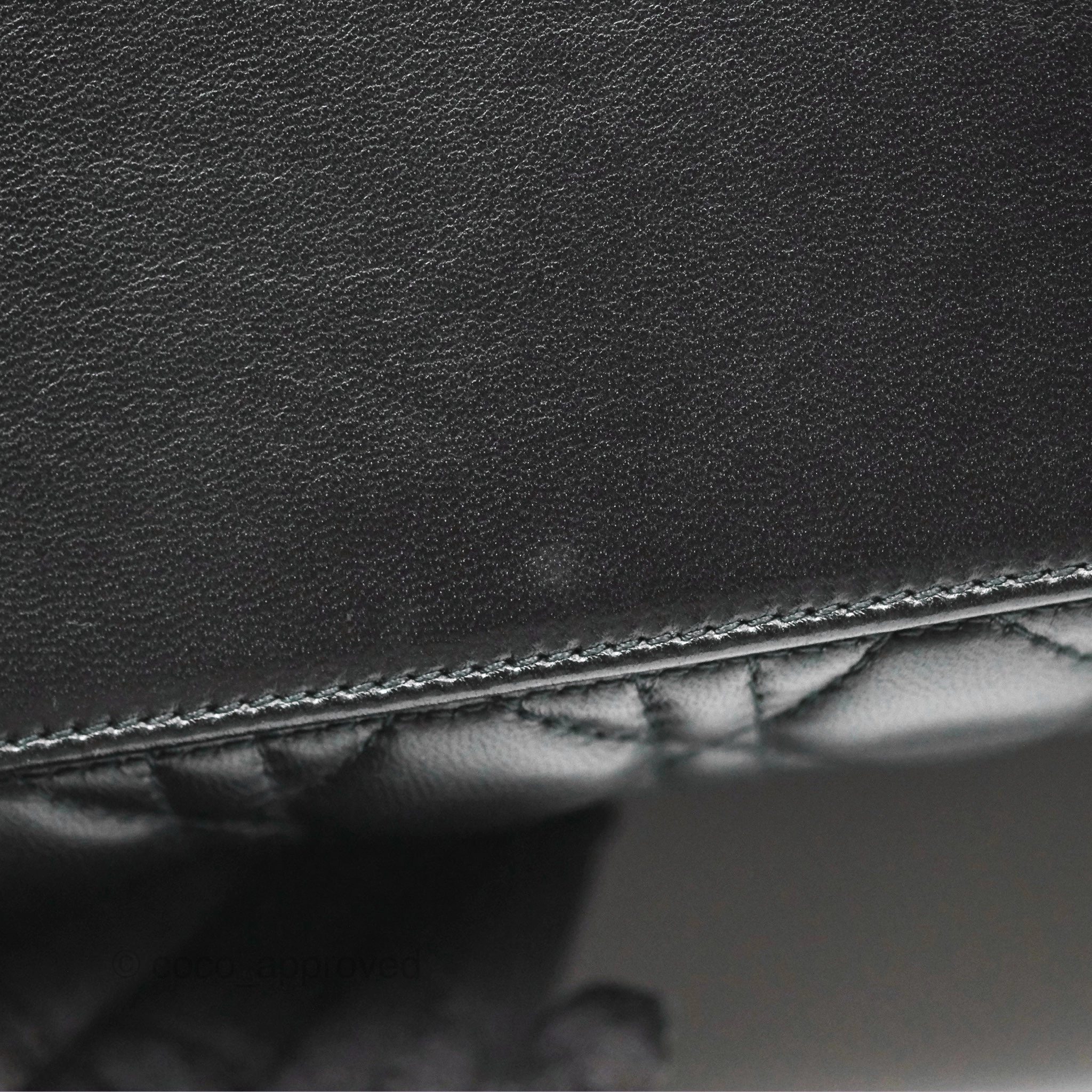 Christian Dior Medium Lady Dior Black Lambskin Gold Hardware