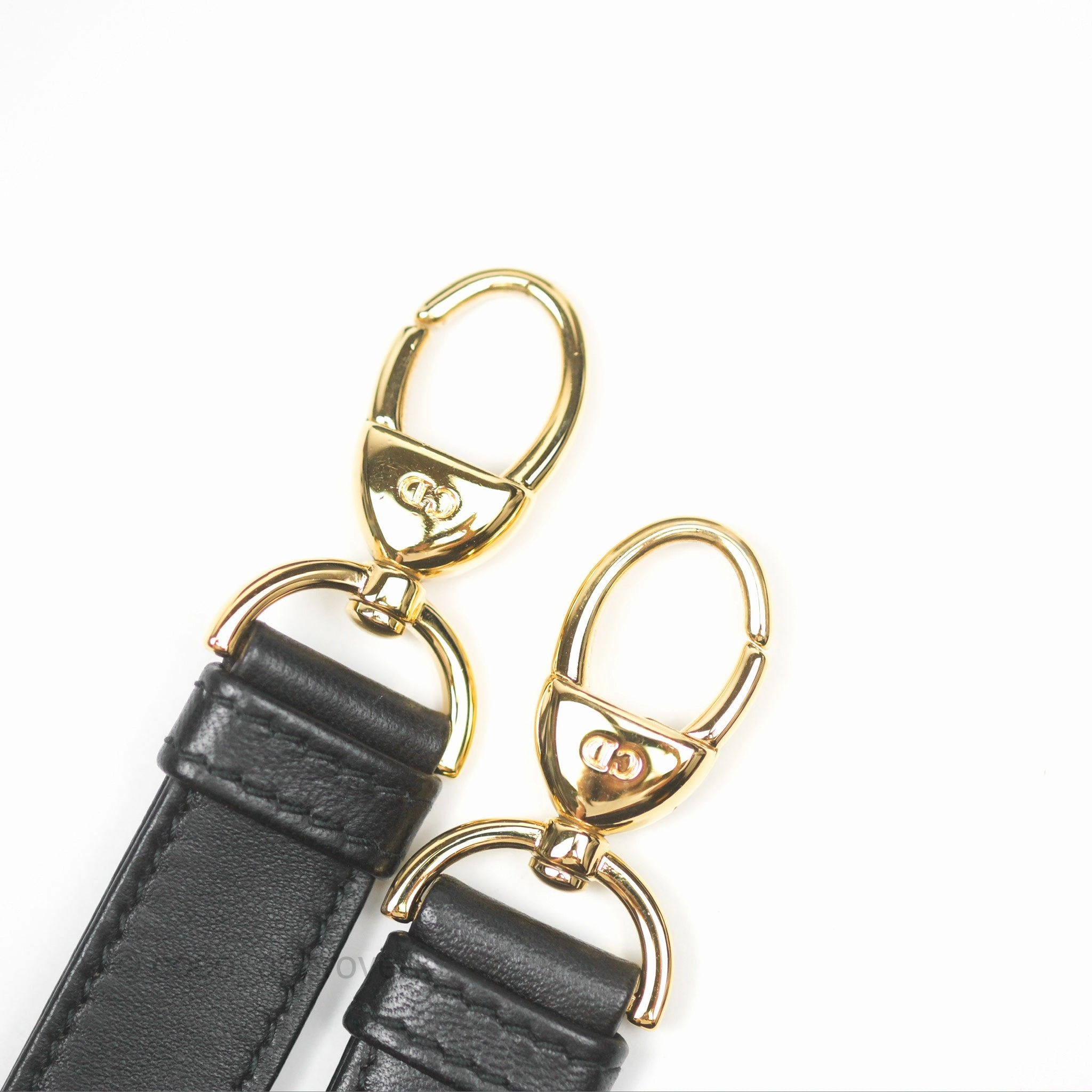 Christian Dior Medium Lady Dior Black Lambskin Gold Hardware