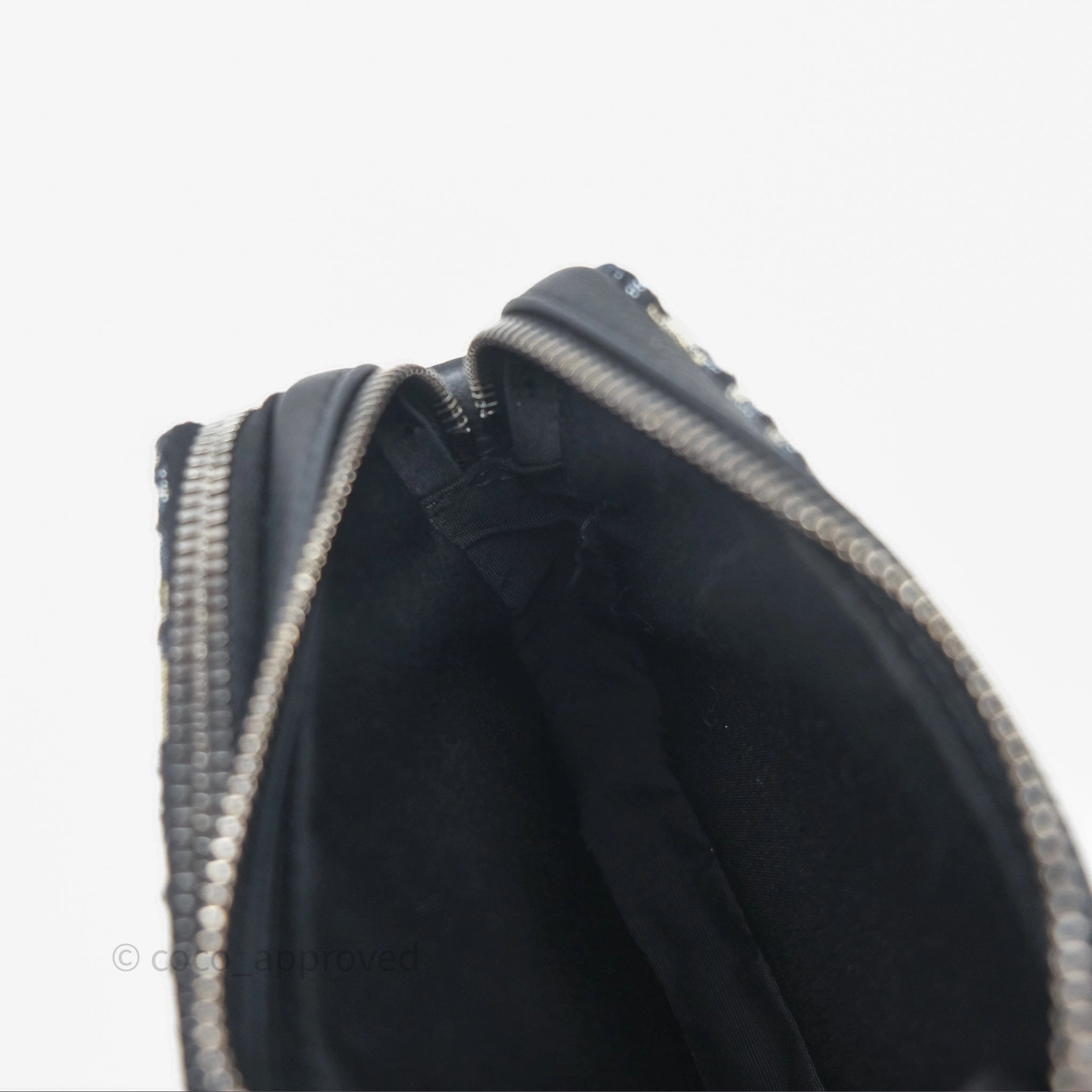 Christian Dior Men's Crossbody Pouch Bag Blue Oblique Canvas