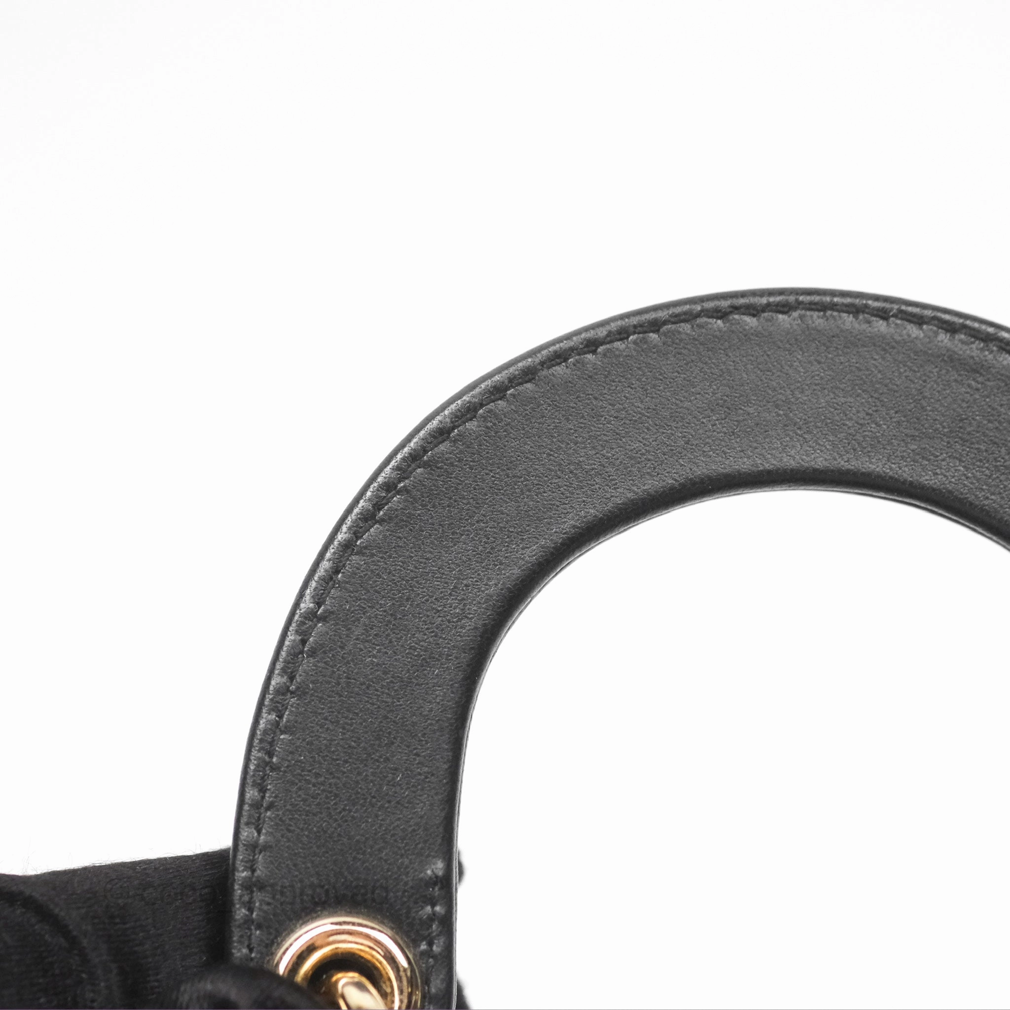 Christian Dior Micro Lady Dior Black Lambskin Gold Hardware