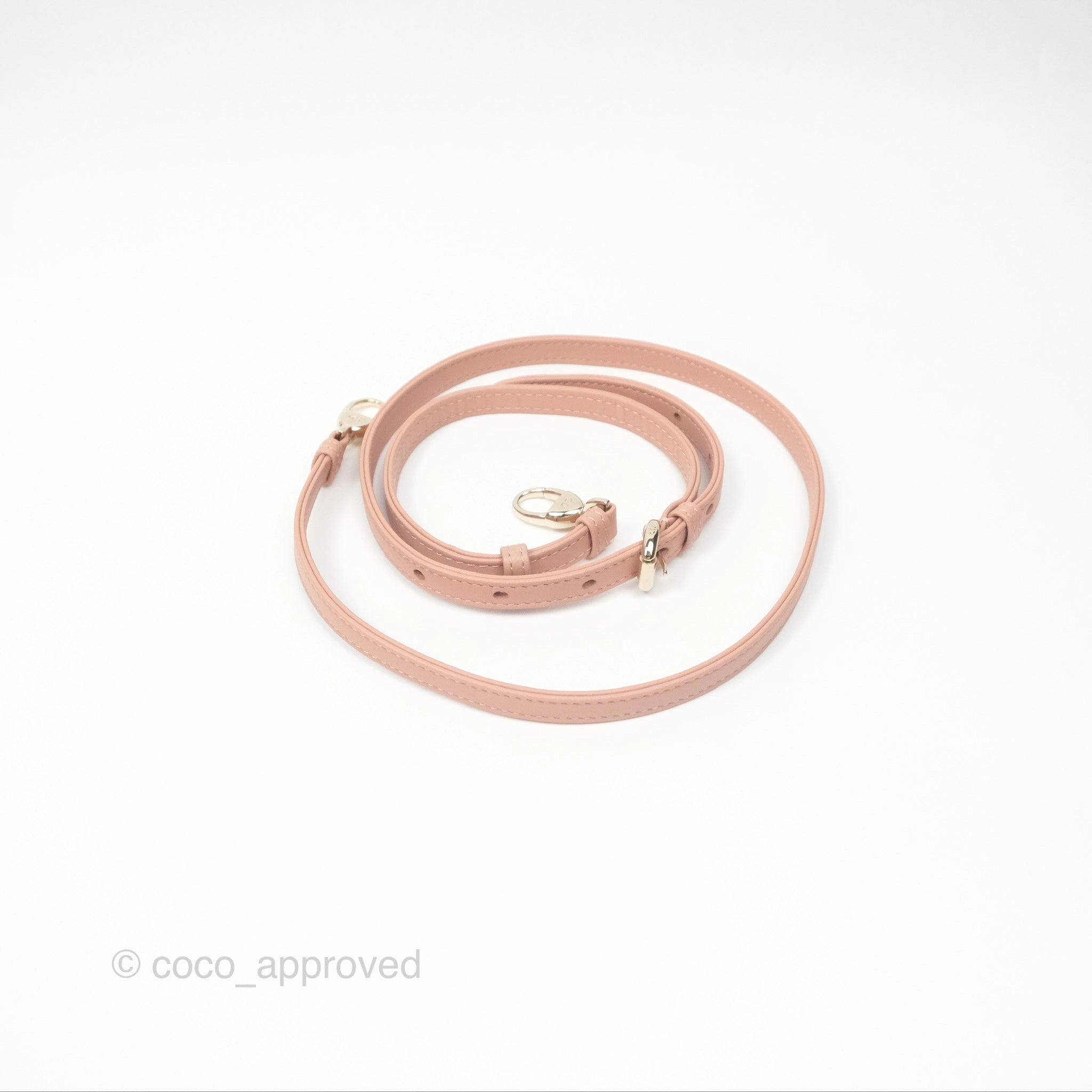 Christian Dior Micro Lady Dior Cannage Rose Des Vents Cannage Lambskin Gold Hardware