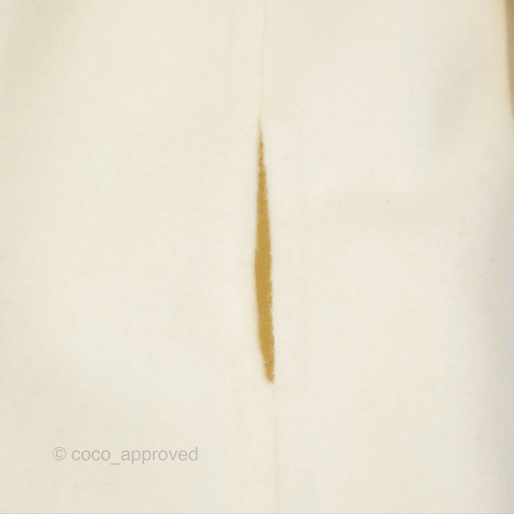Christian Dior Mid-Length Belted Coat Ivory Size 34