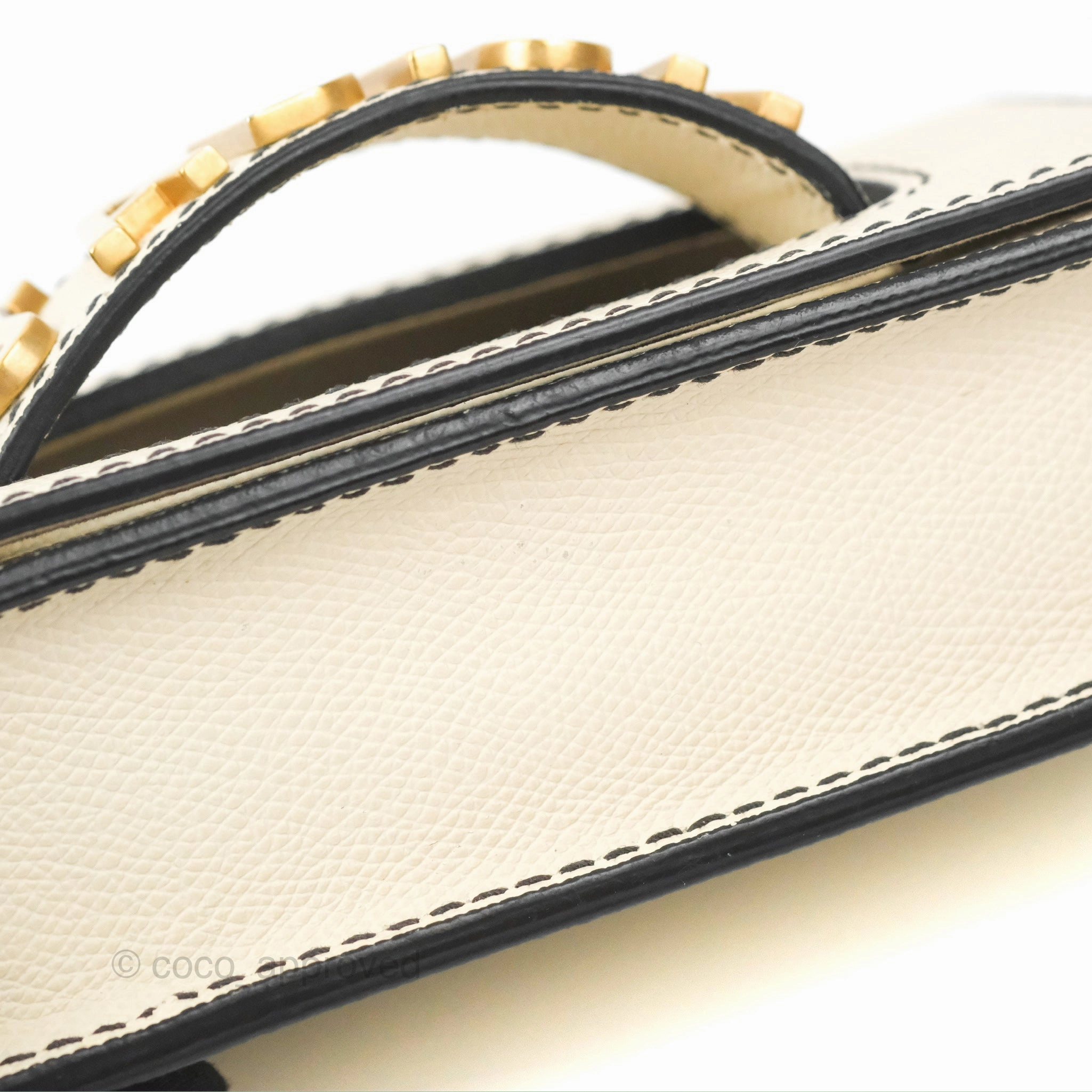 Christian Dior Mini J'Adior Chain Flap Bag White Grained Calfskin