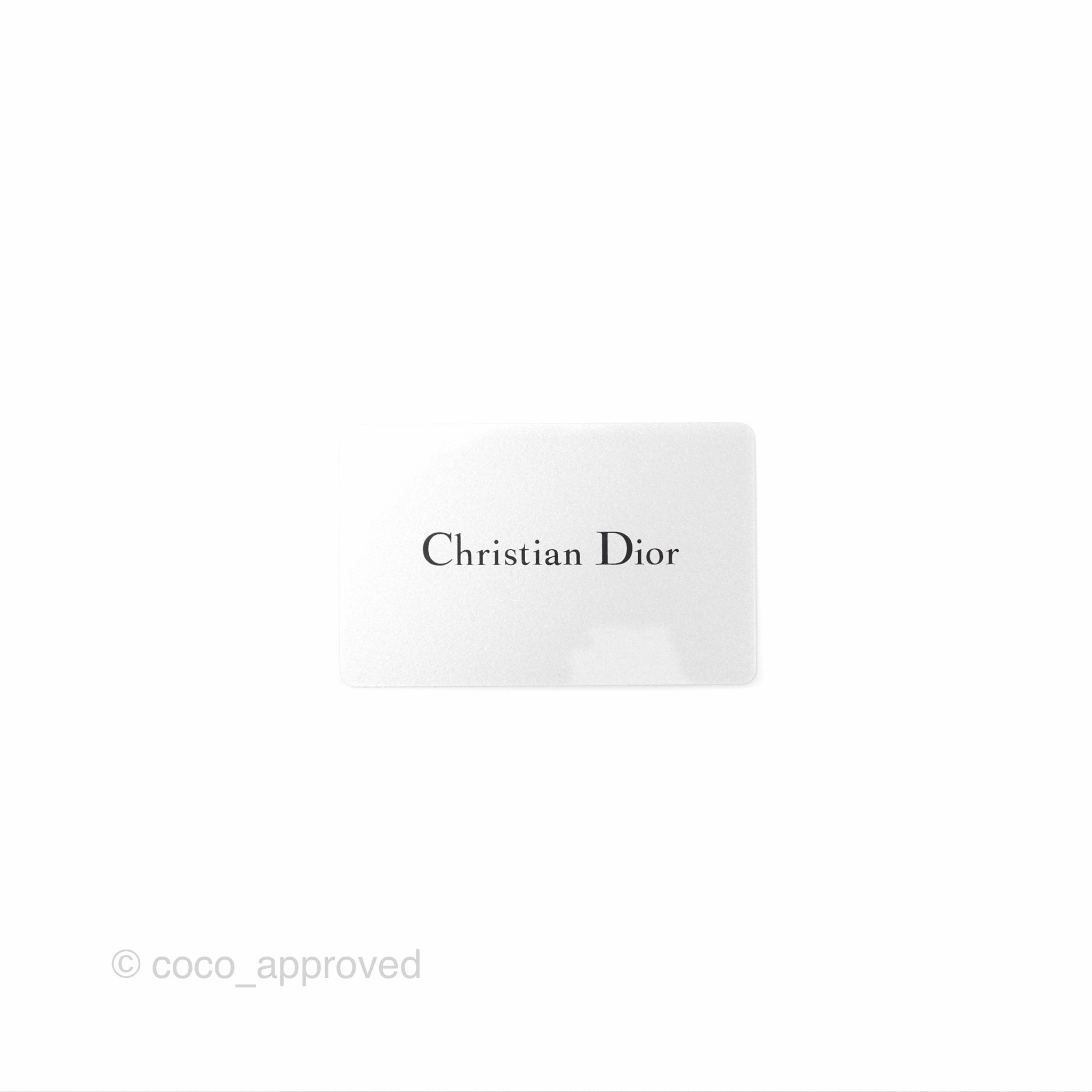 Christian Dior Mini Lady Dior Opaline Gray Pearlescent Cannage Lambskin