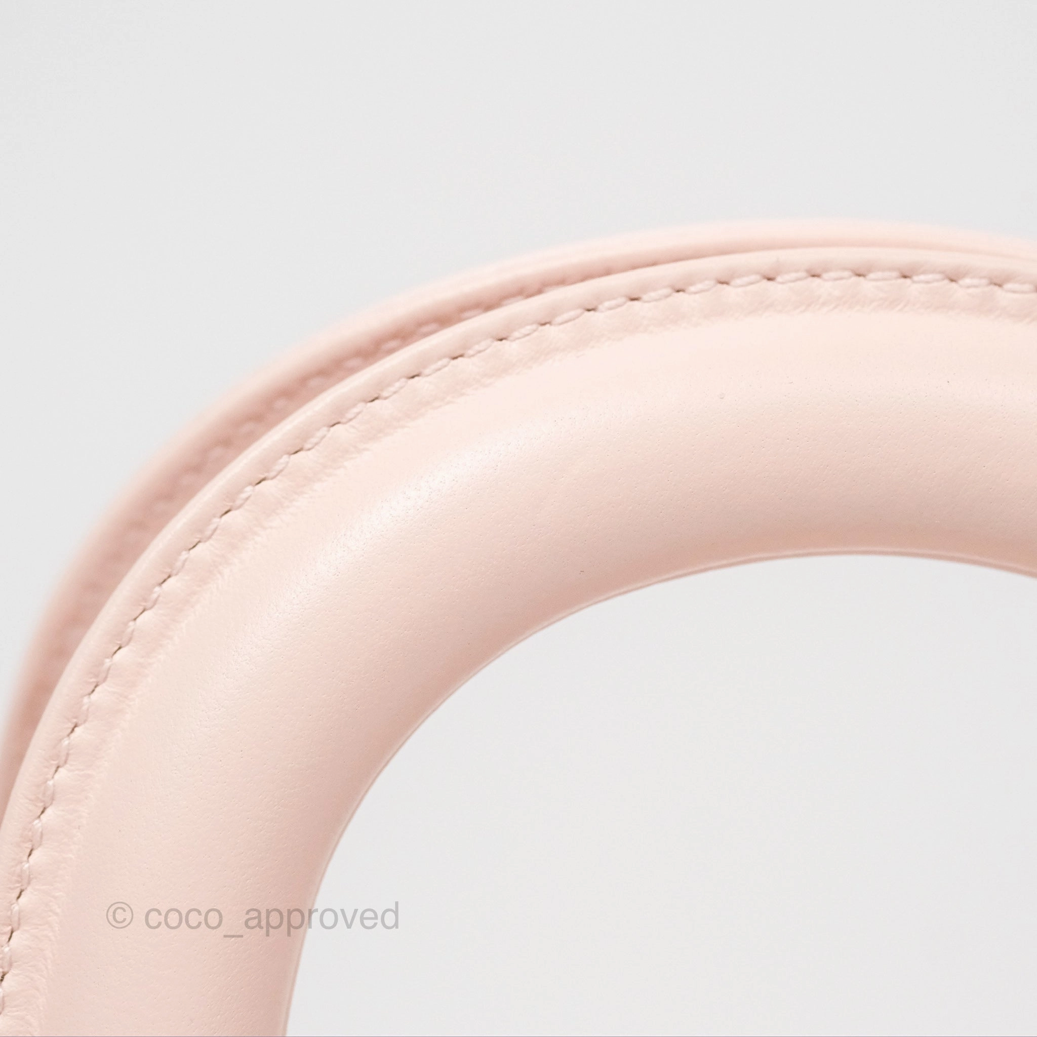Christian Dior Mini Lady Dior Pink Lambskin Gold Hardware