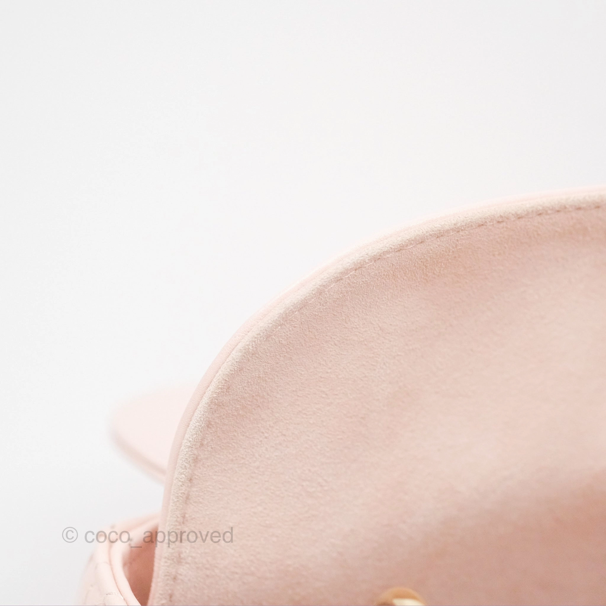 Christian Dior Mini Lady Dior Pink Lambskin Gold Hardware
