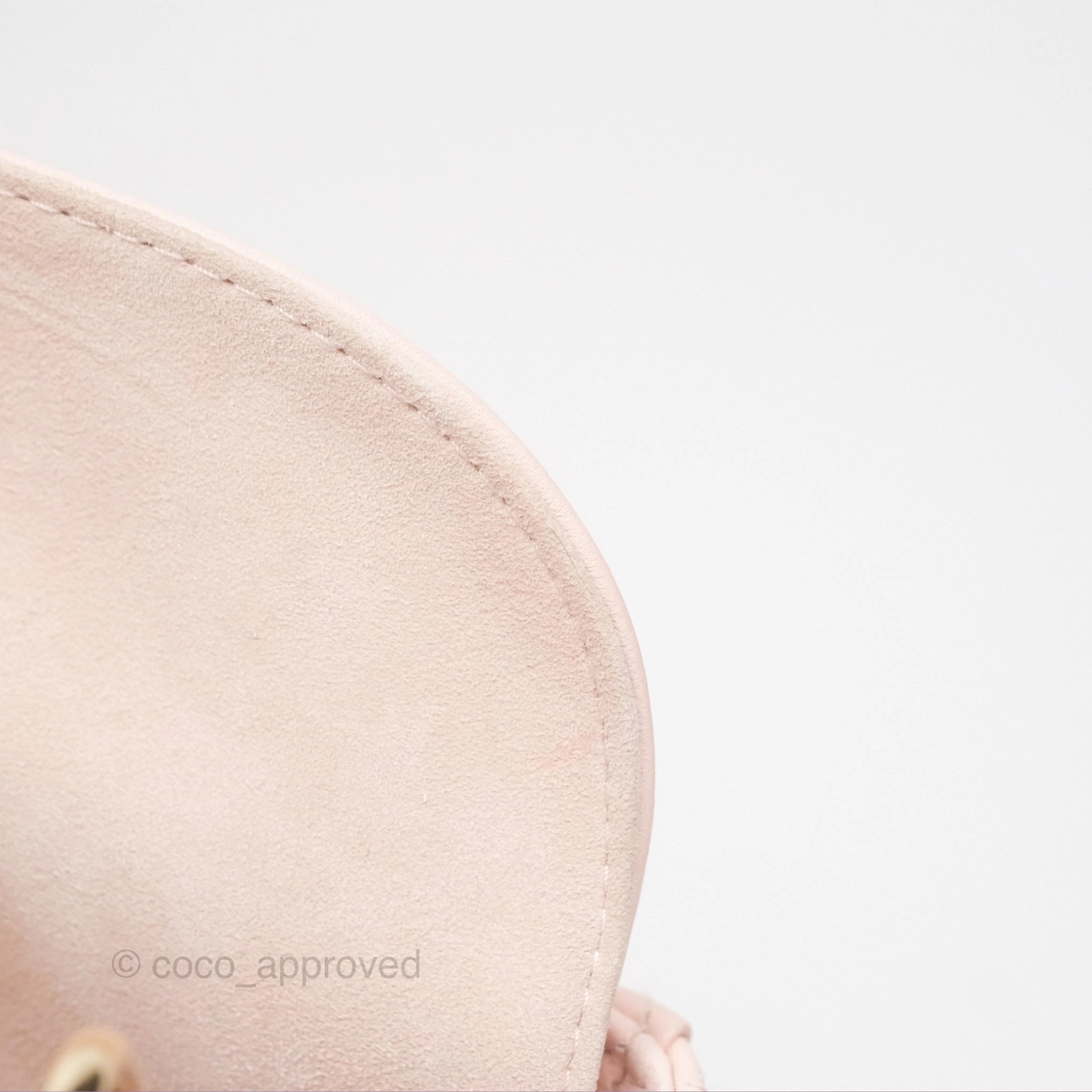 Christian Dior Mini Lady Dior Pink Lambskin Gold Hardware