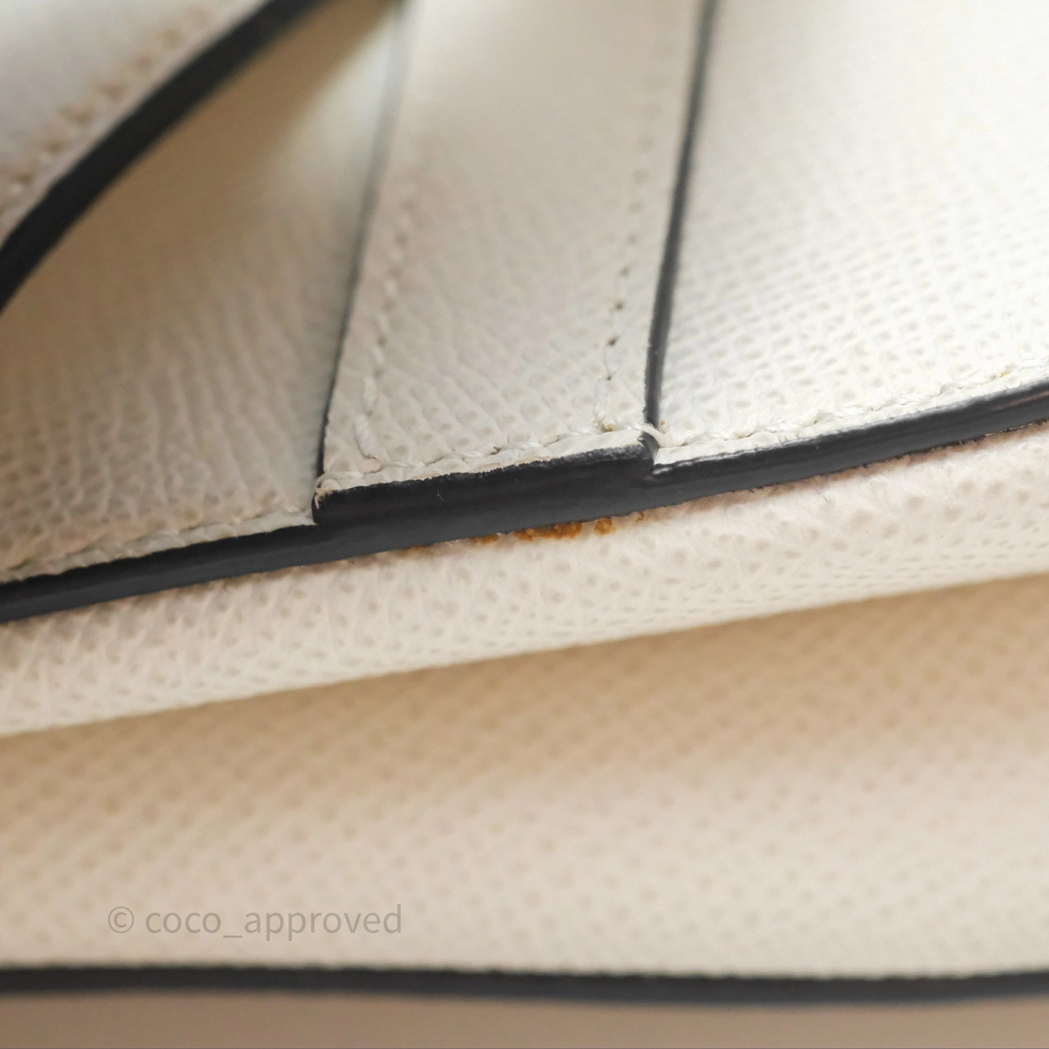 Christian Dior Mini Saddle Bag White Grained Calfskin Gold Hardware