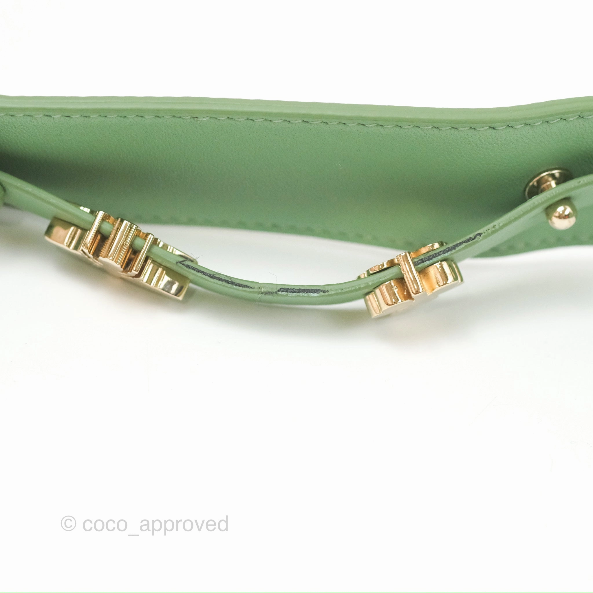 Christian Dior My ABCDior Lady Dior Avocado Green Lambskin Gold Hardware