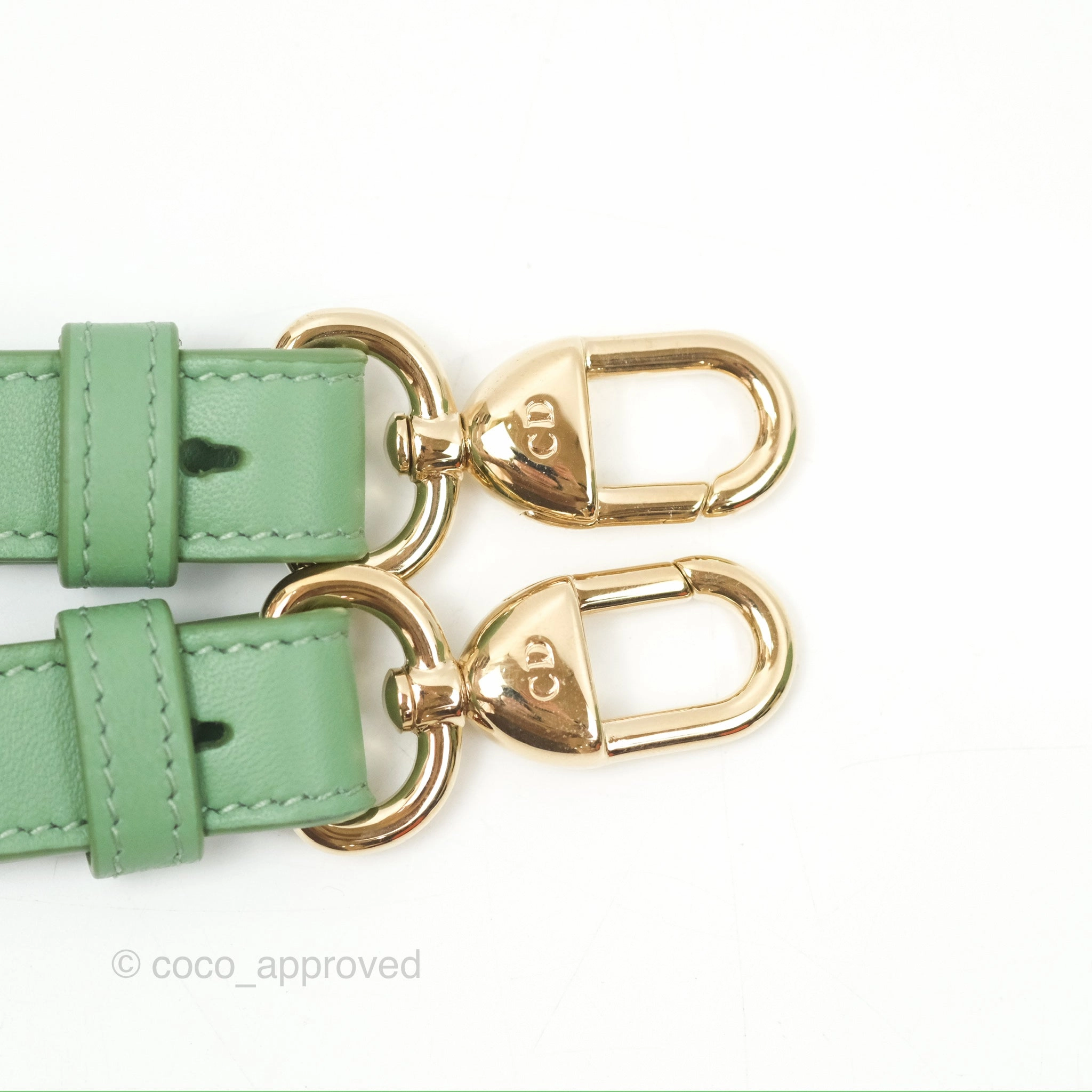 Christian Dior My ABCDior Lady Dior Avocado Green Lambskin Gold Hardware